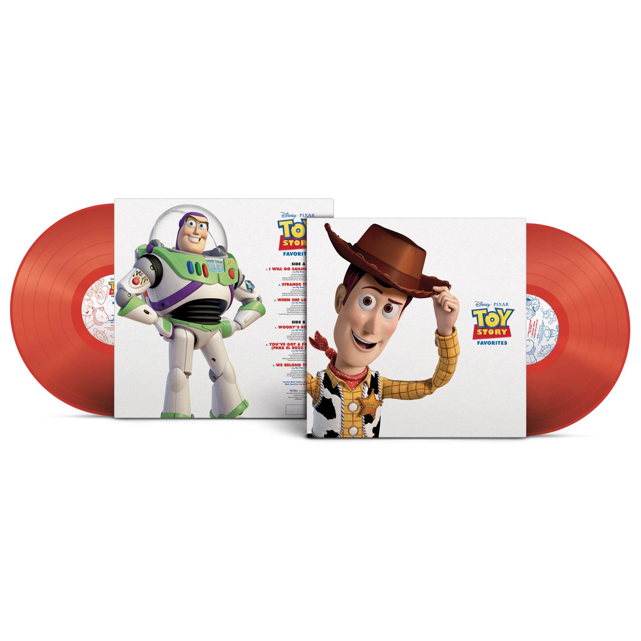 toy story: favourites (red vinyl)