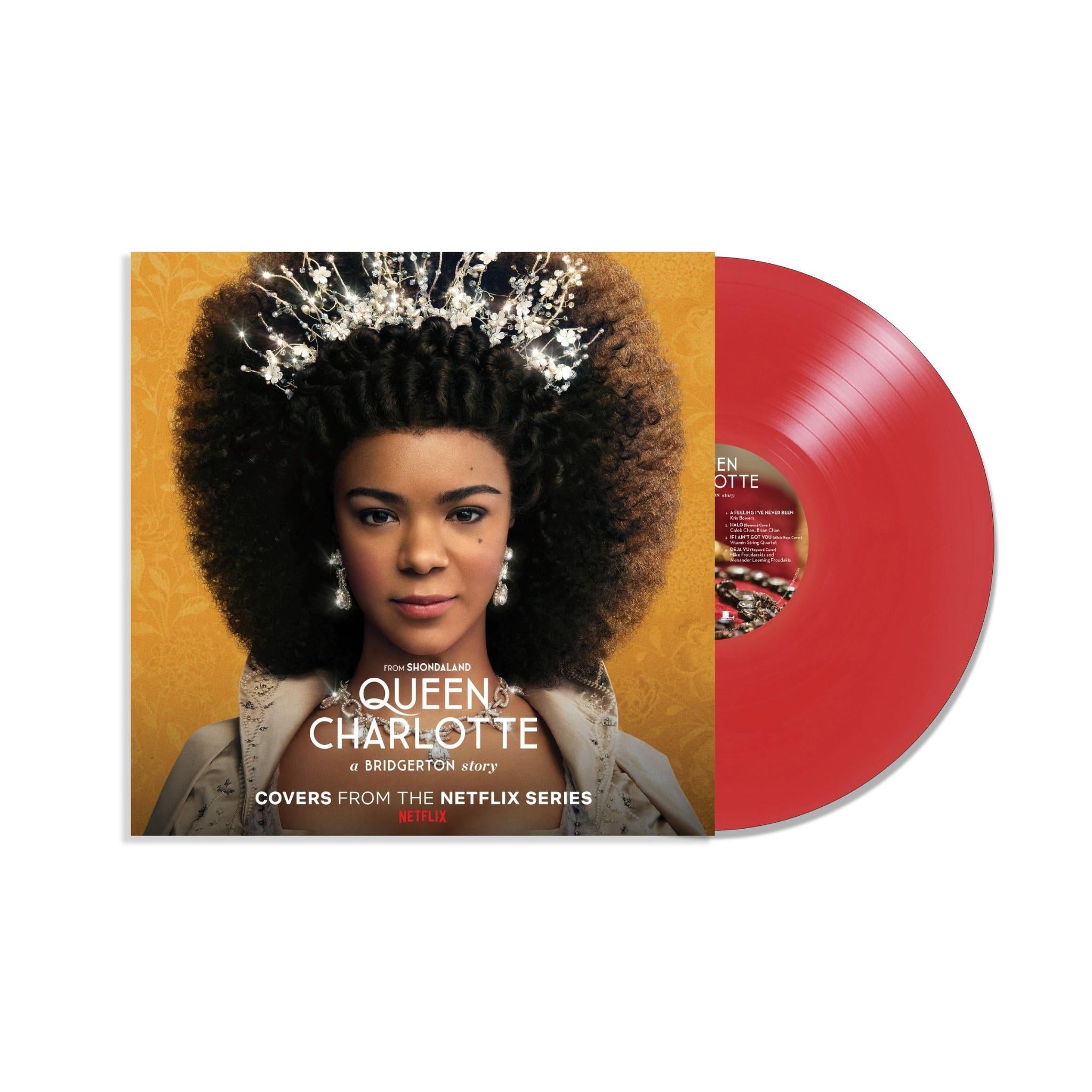 queen charlotte: a bridgerton story (covers from the netflix series) (translucent ruby vinyl)