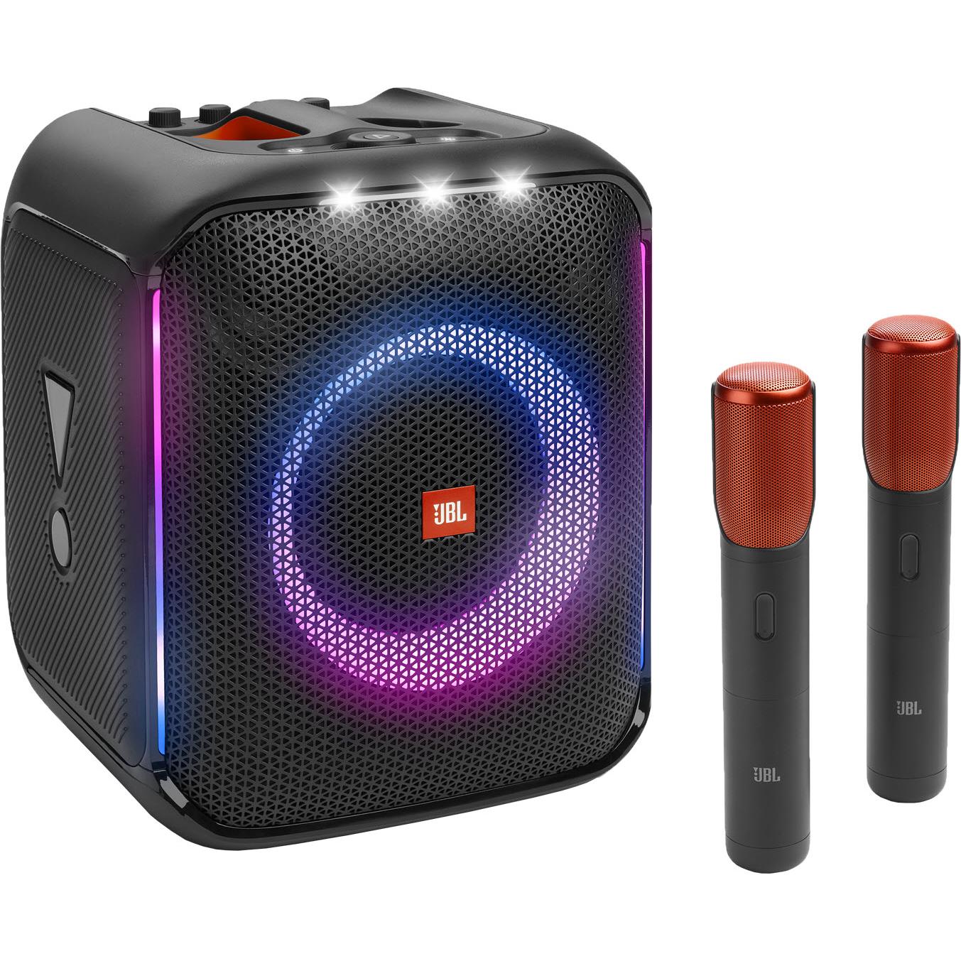 jbl partybox encore with 2 wireless mics