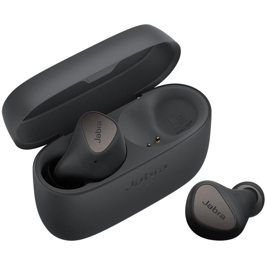 jabra elite 4 true wireless anc in-ear headphones (dark grey)