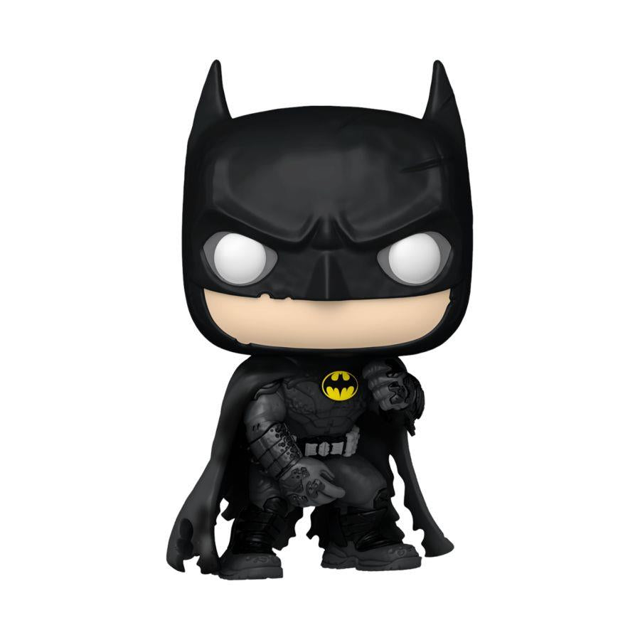 the flash (2023) - batman (battle damage) pop! vinyl