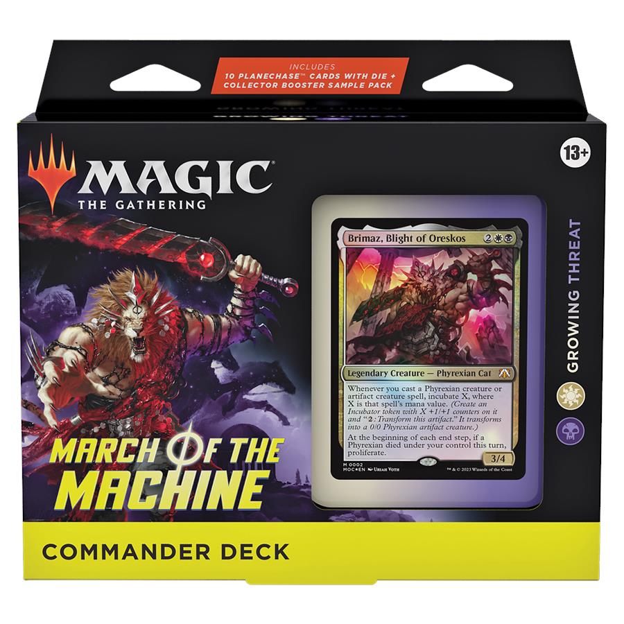 magic the gathering trading card game - march of the machine - commander decks