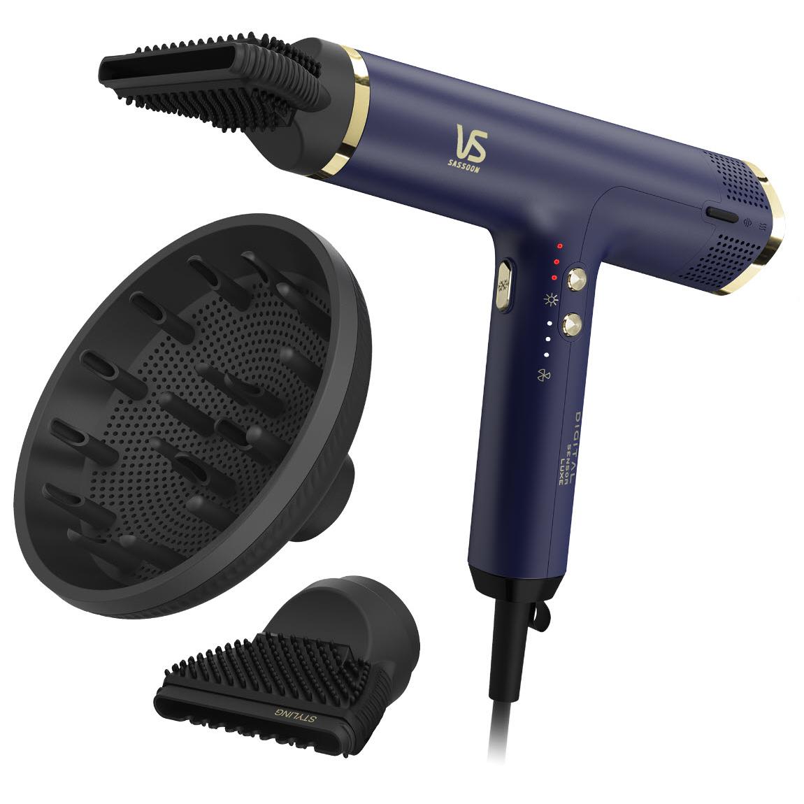 Dan Technology Travel Hair DryerCompact Hair DryerPortable Mini Blow Dryer  with ConcentratorDiffuserEuropean Hair Dryer with European PlugFolding  Handle LightweightFast Drying for Women and Men