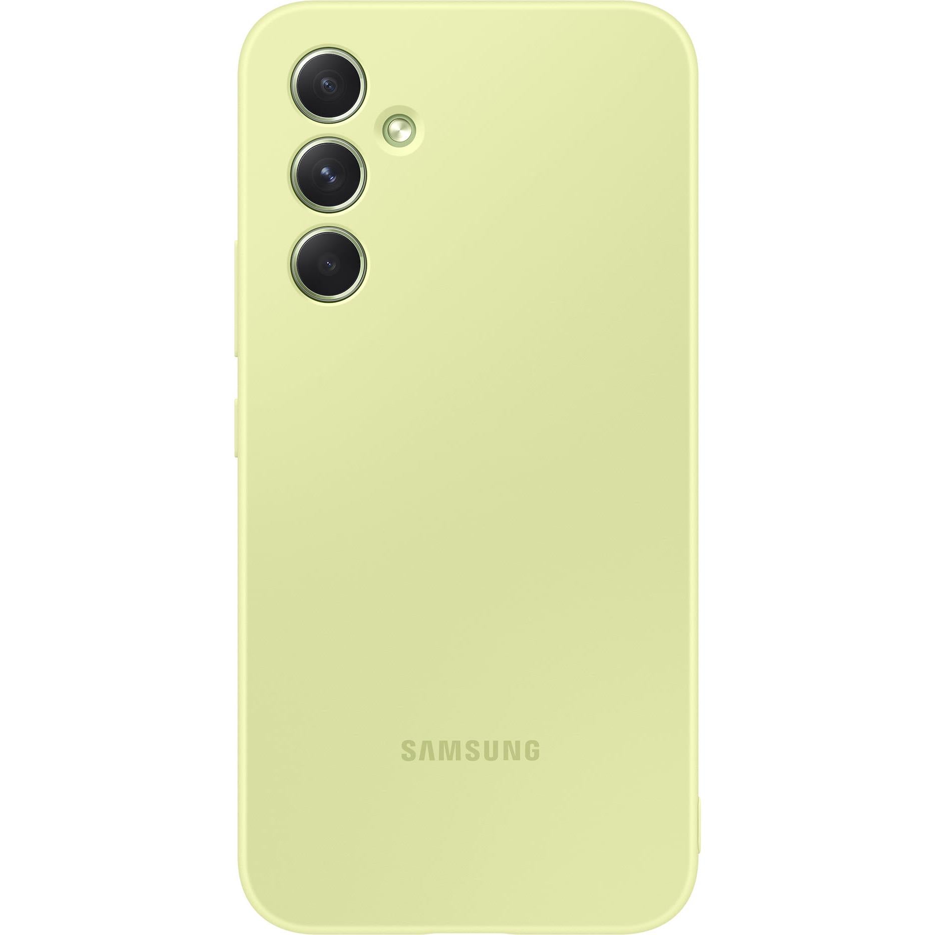 samsung silicone case for galaxy a54 (lime)