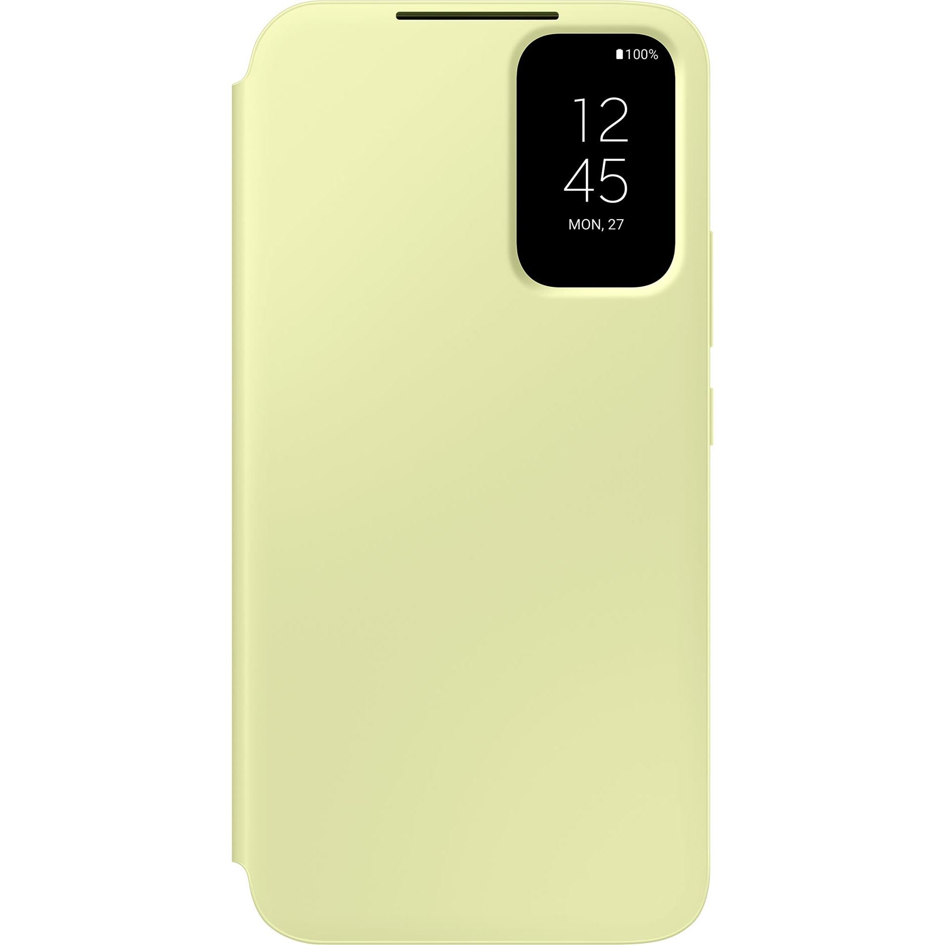 samsung smart view wallet case for galaxy a34 (lime)