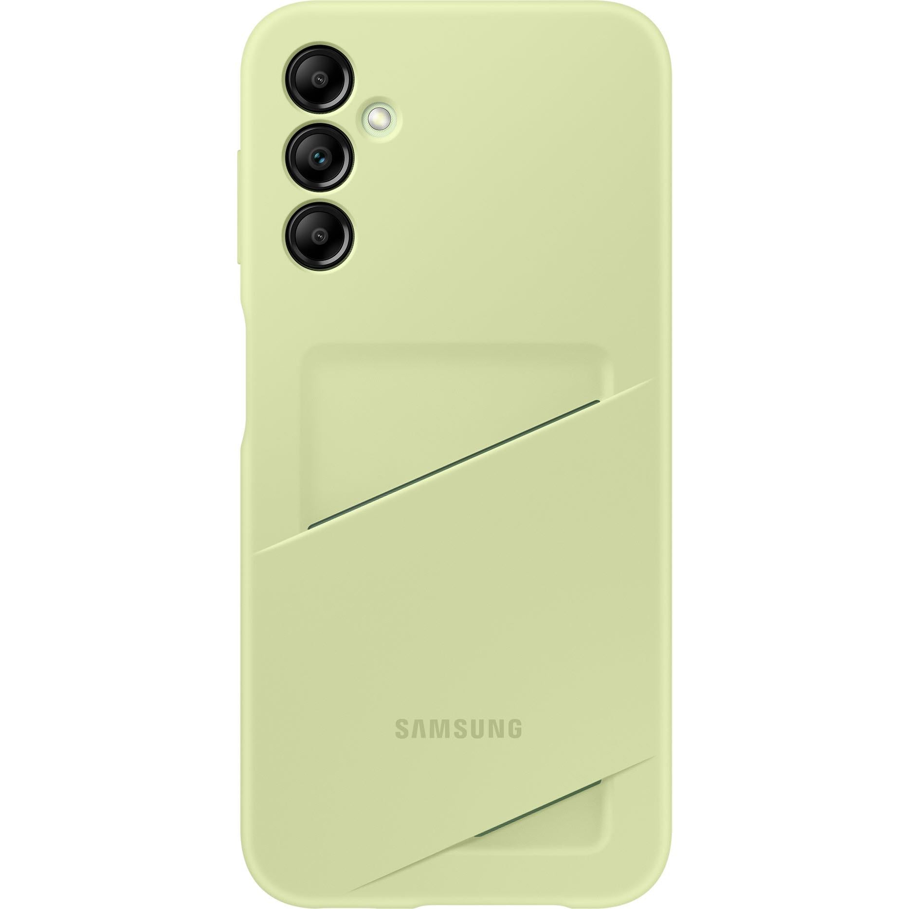 samsung card slot case for galaxy a14 (lime)