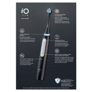 Oral-B iO Series 4 Electric Toothbrush (Black Onyx)