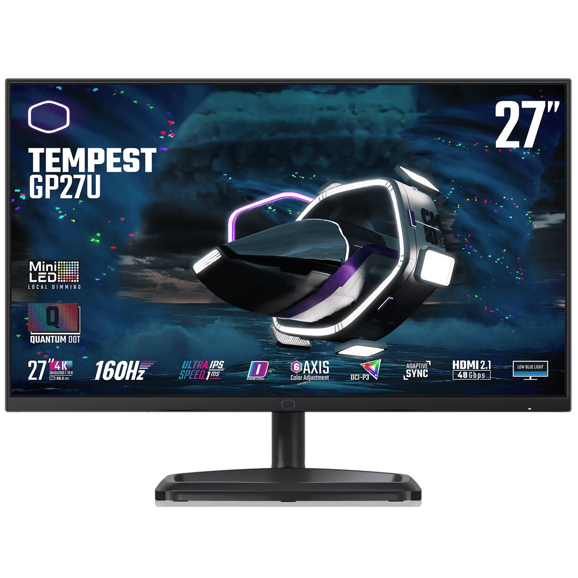 cooler master cmi-gp27-fus 27" 4k 160hz mini led gaming monitor