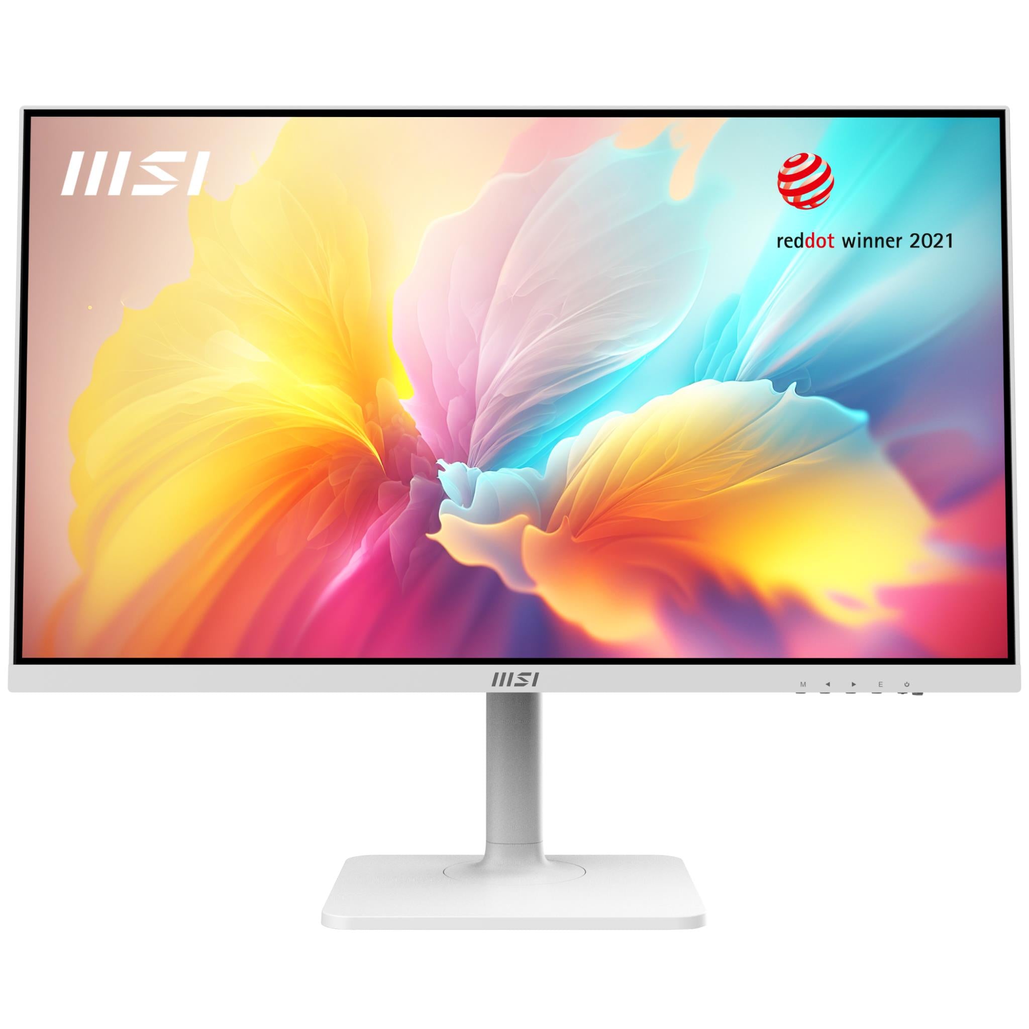 msi modern md272qxpw 27" qhd 100hz usb-c 65w professional monitor (white)