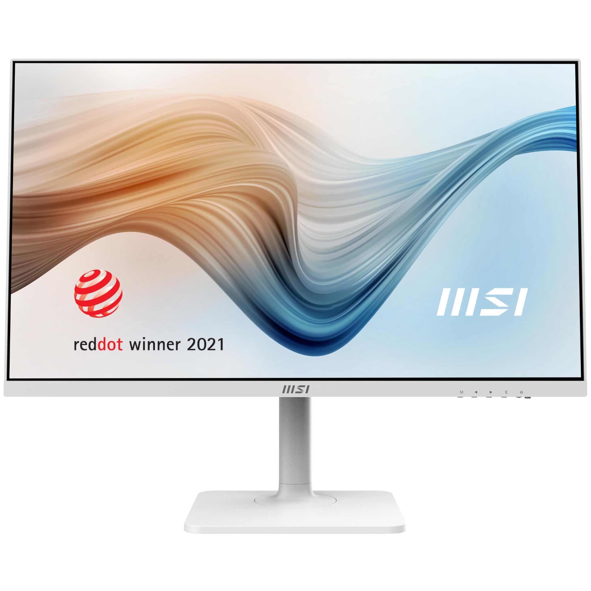 msi modern md272xpw fhd 100hz usb-c 65w professional monitor (white)