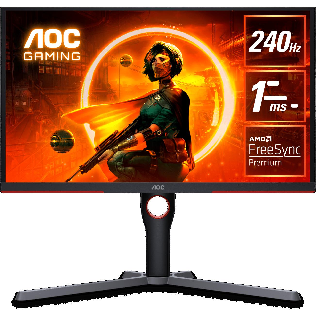 aoc 25g3zm 24.5" full hd 240hz gaming monitor