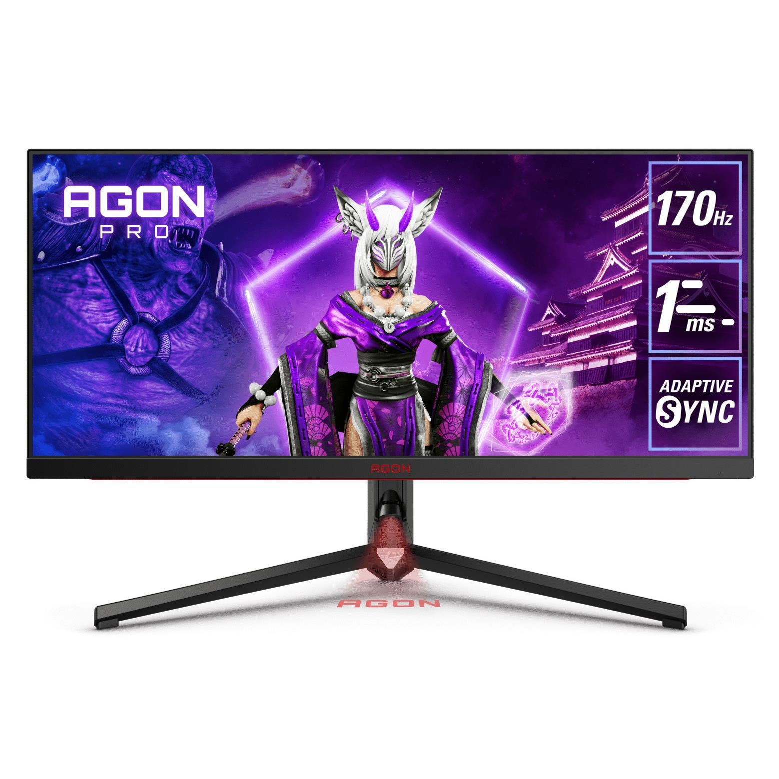 aoc agon ag344uxm 34" wqhd 170hz mini led gaming monitor