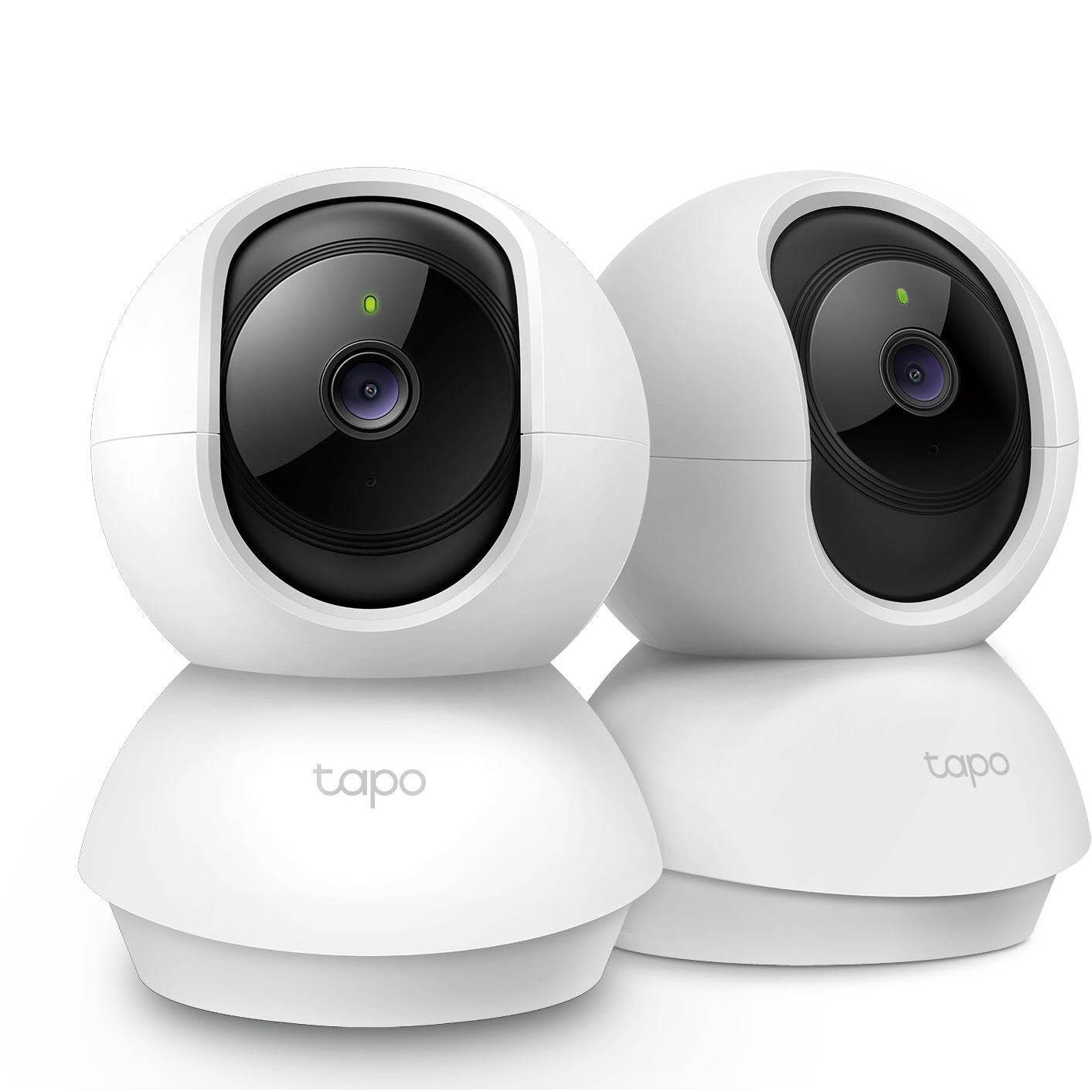 tp-link tapo 3mp pan & tilt home security wi-fi camera (2 pack)