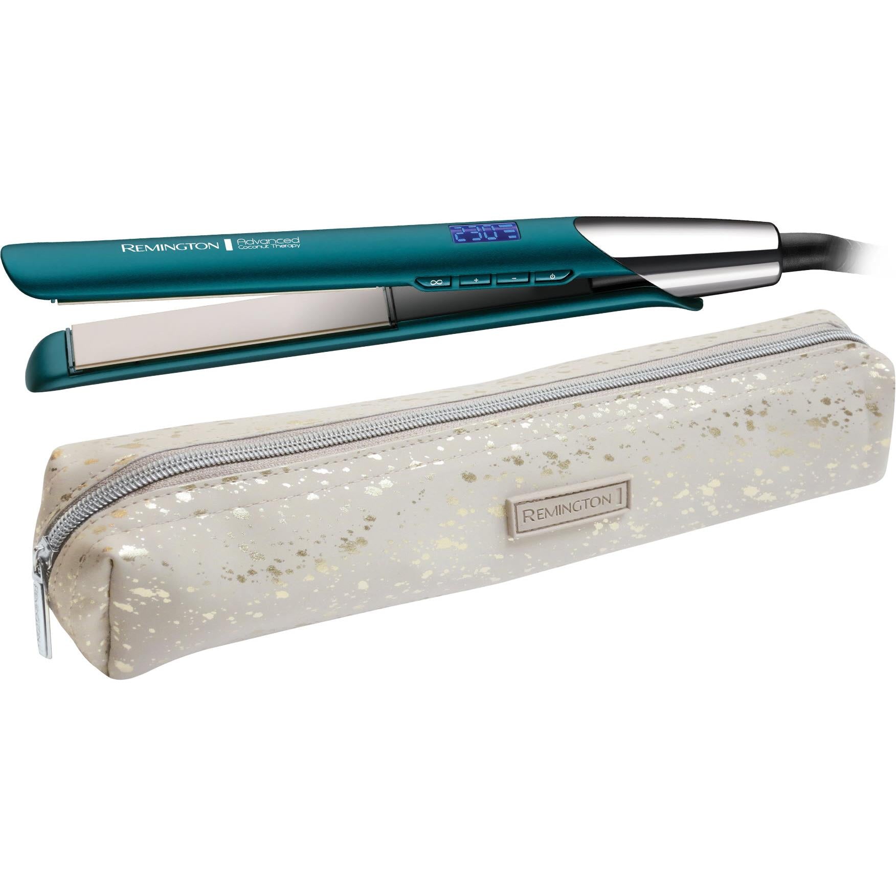 remington advanced coconut therapy hair straightener