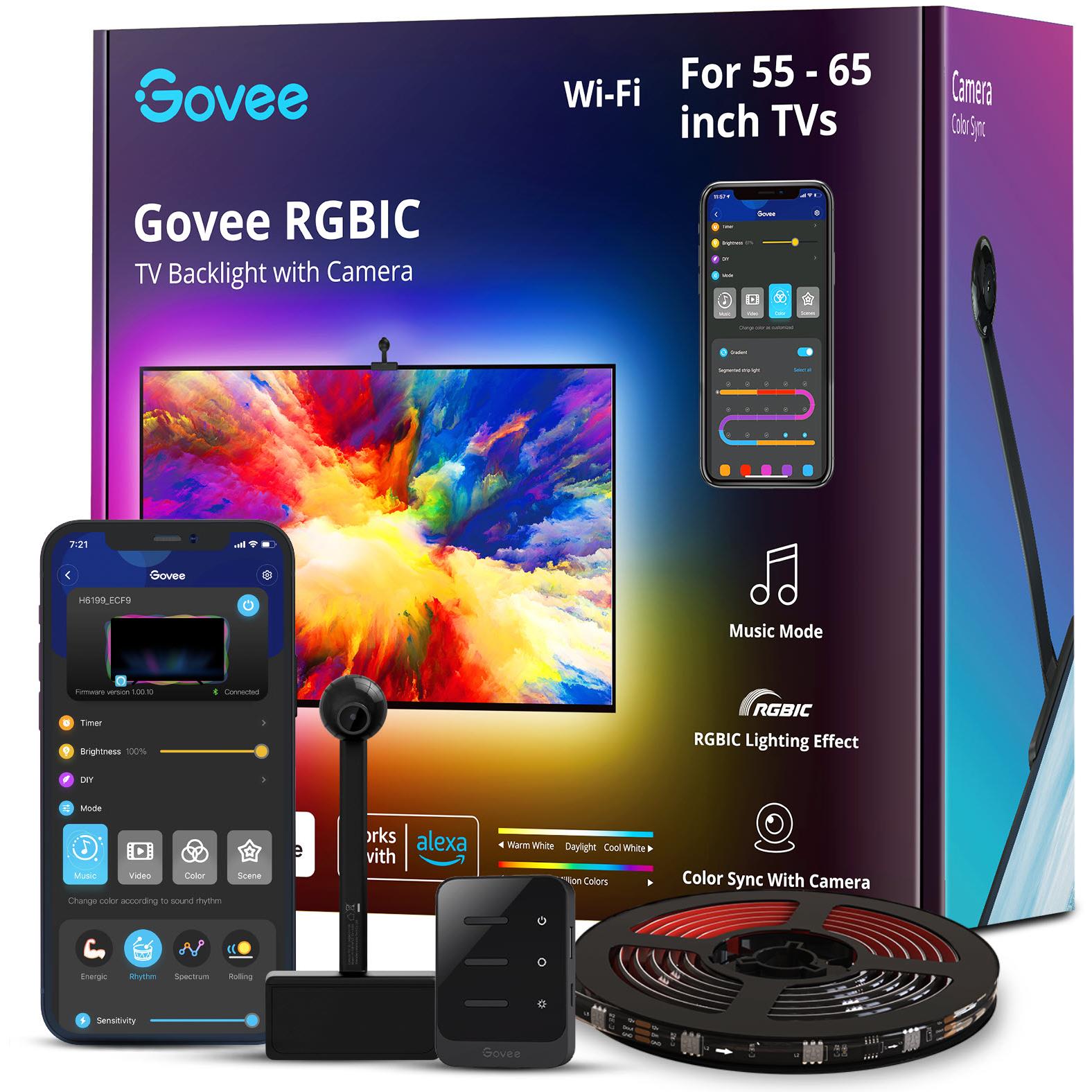 govee dreamview t1 tv backlight immersion kit (55"-65")