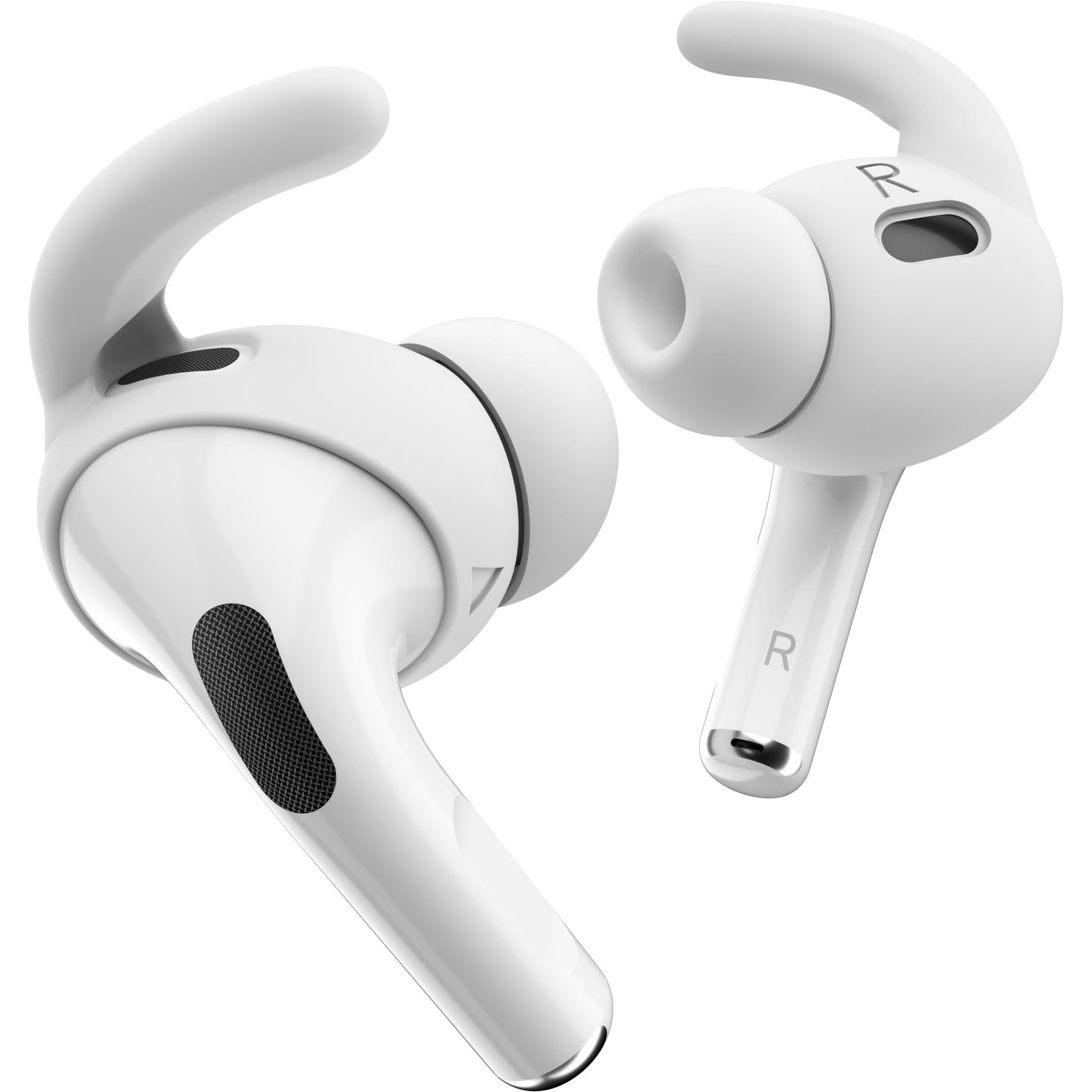 keybudz earbuddyz for airpods pro 2 (white)