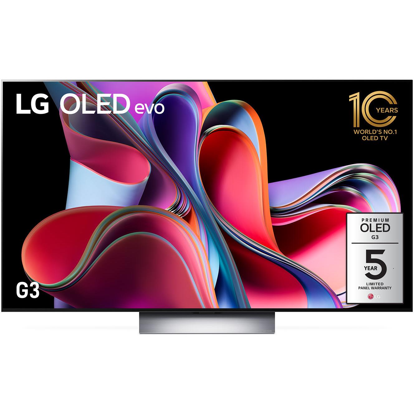 lg 55" oled evo g3 4k uhd smart tv (2023)