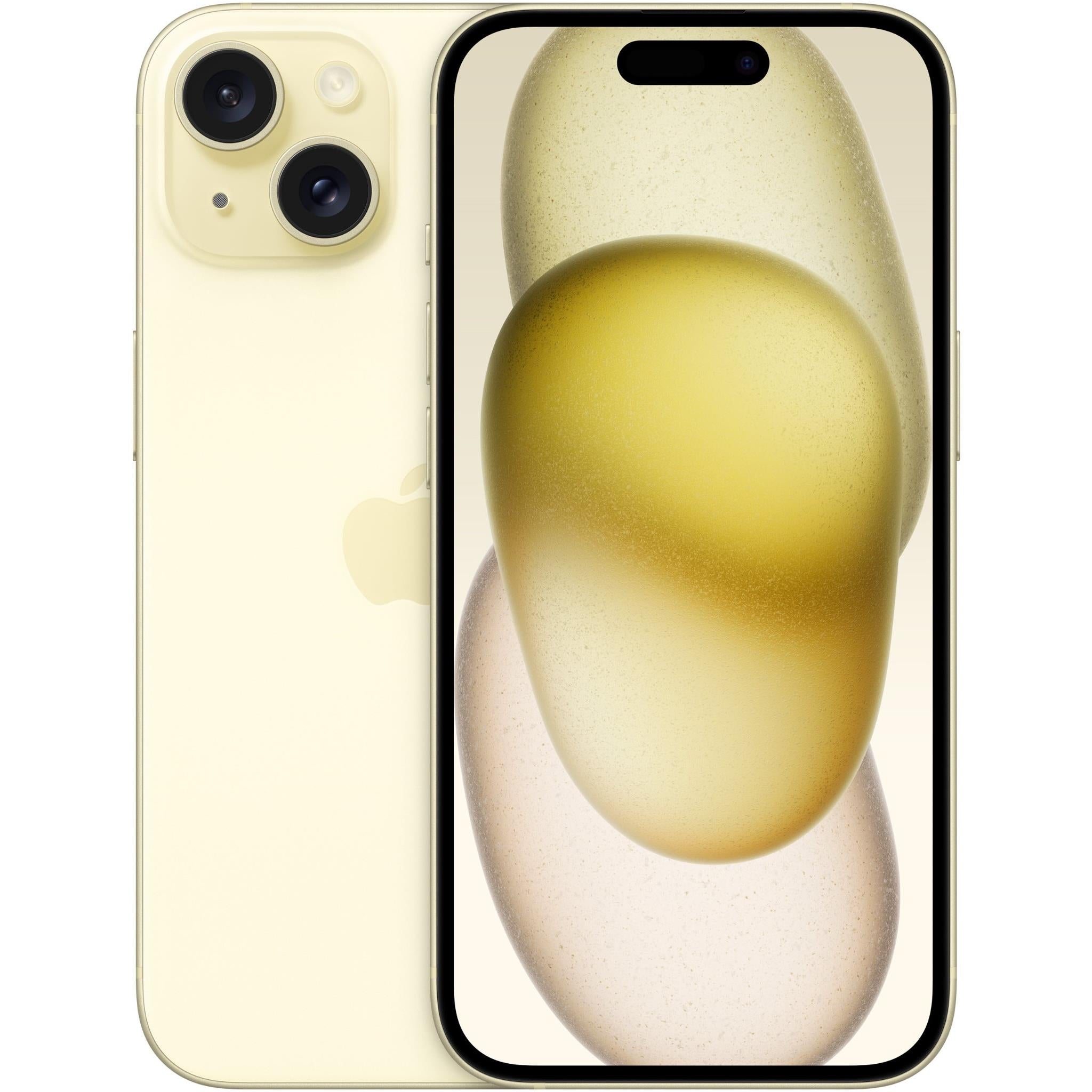 apple iphone 15 128gb (yellow)