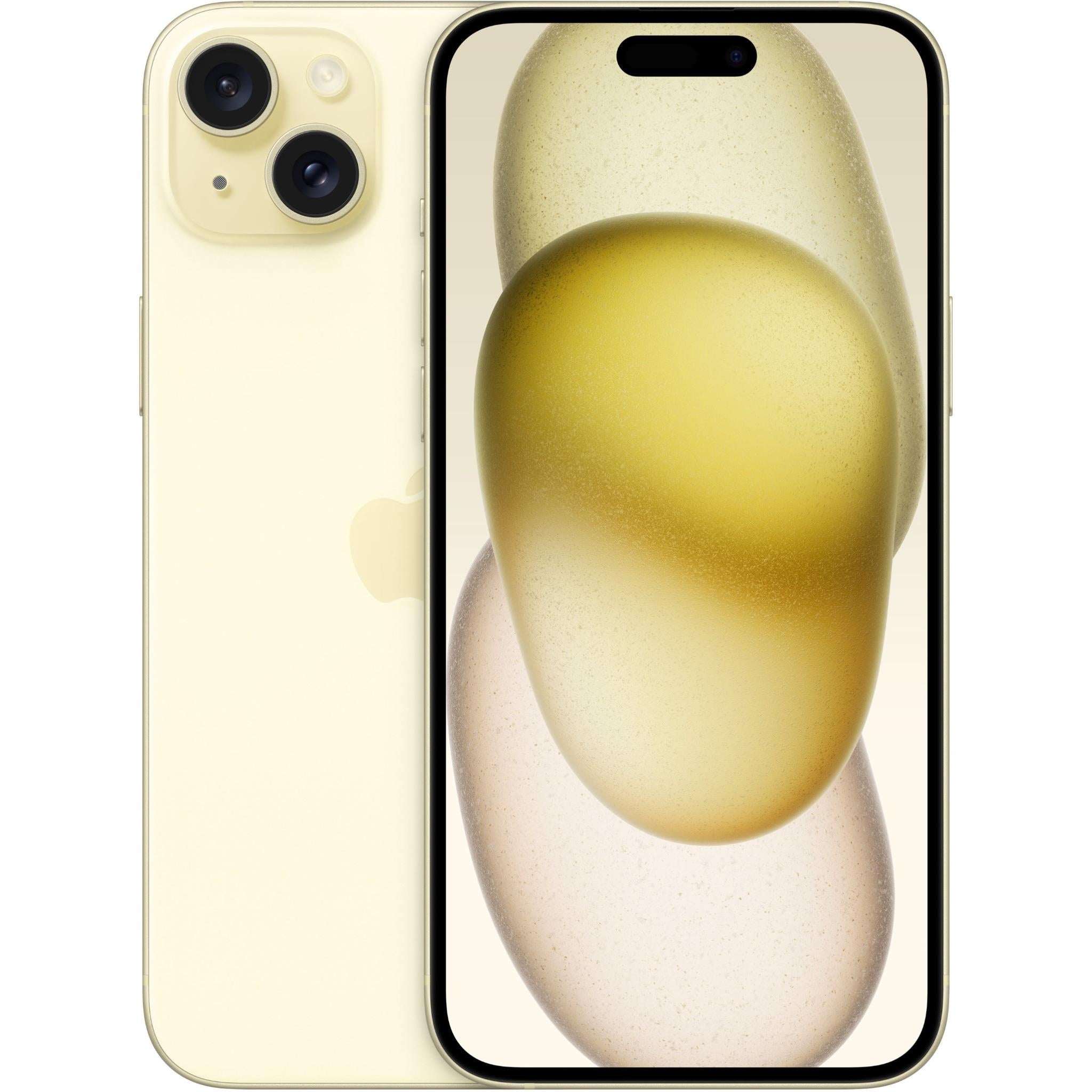 apple iphone 15 plus 128gb (yellow)