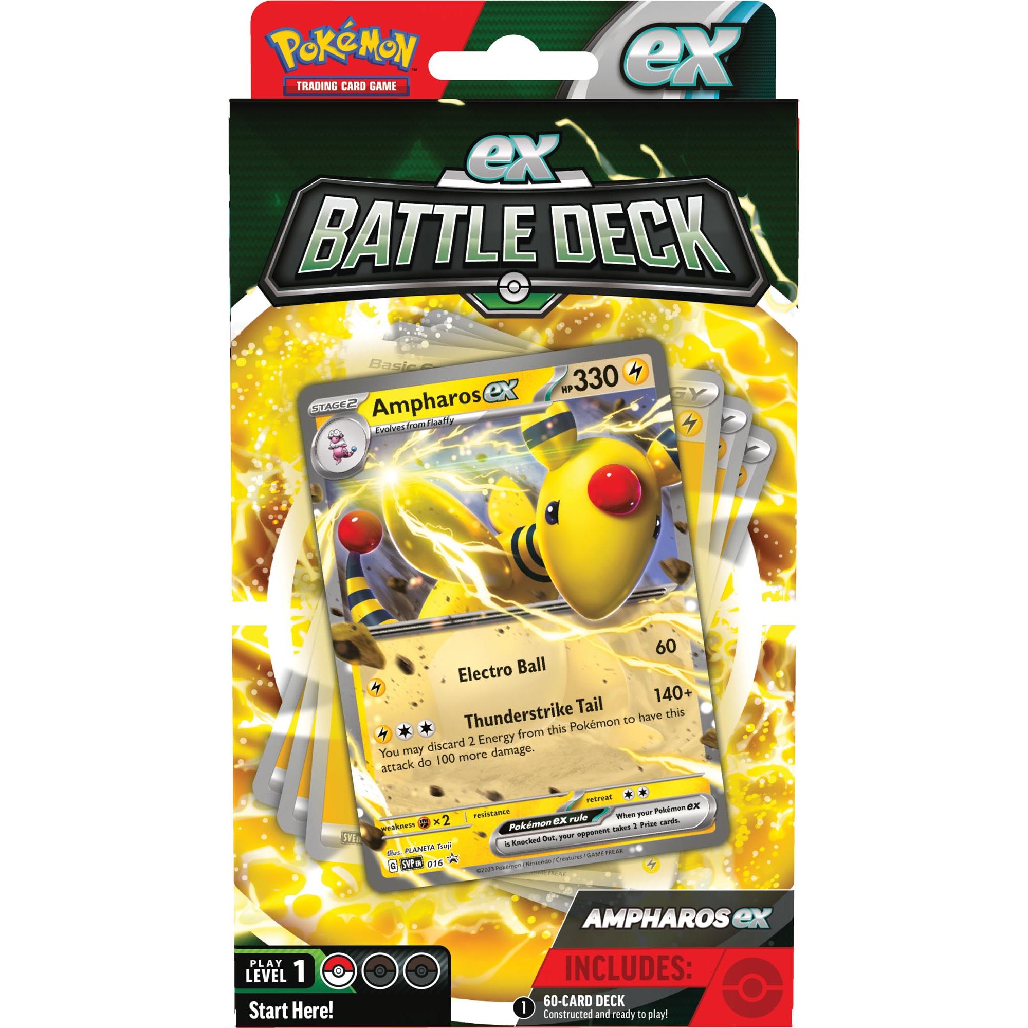 pokemon trading card game - battle deck ampharos & lucario