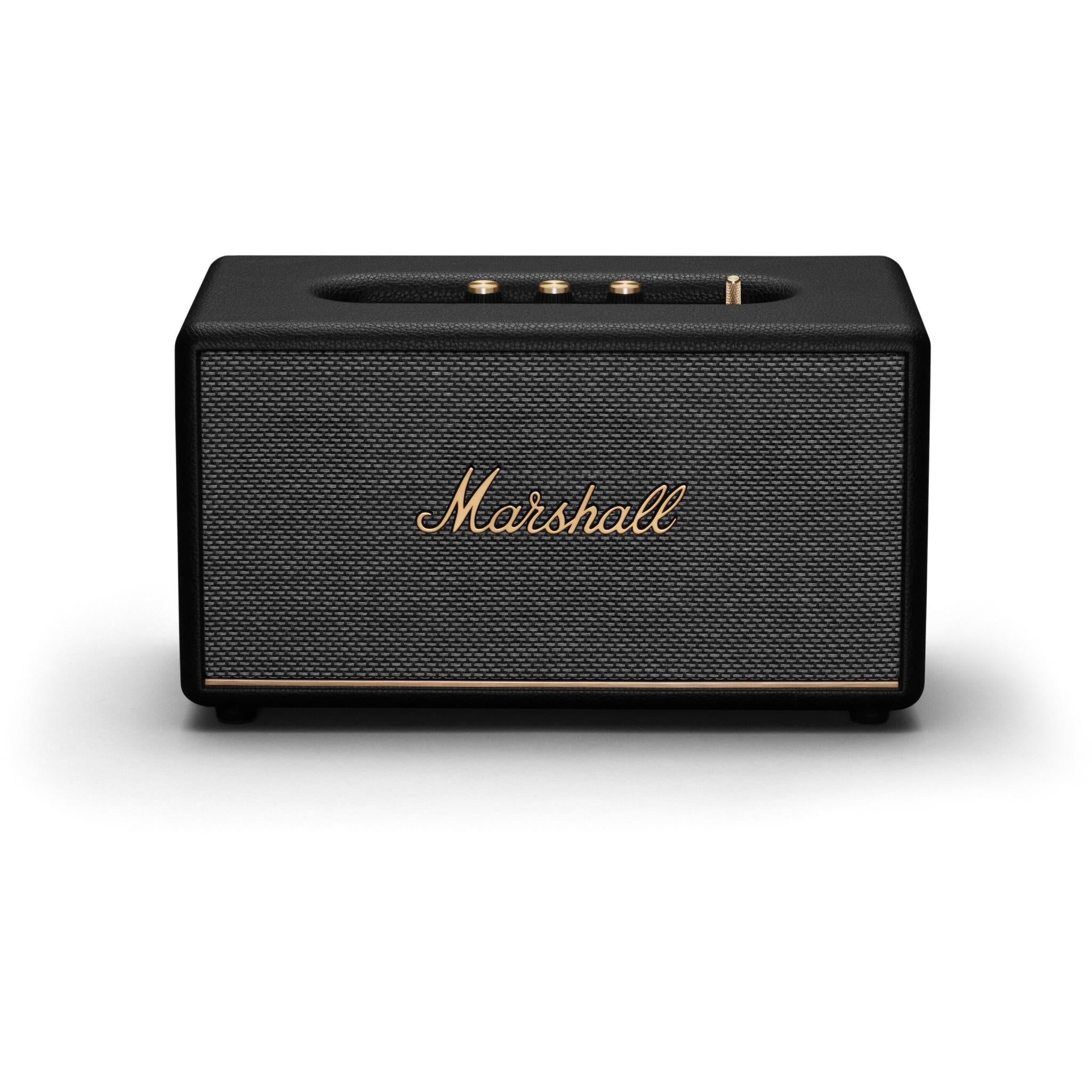 Marshall Acton III Wireless Bluetooth Speaker (Black) - JB Hi-Fi