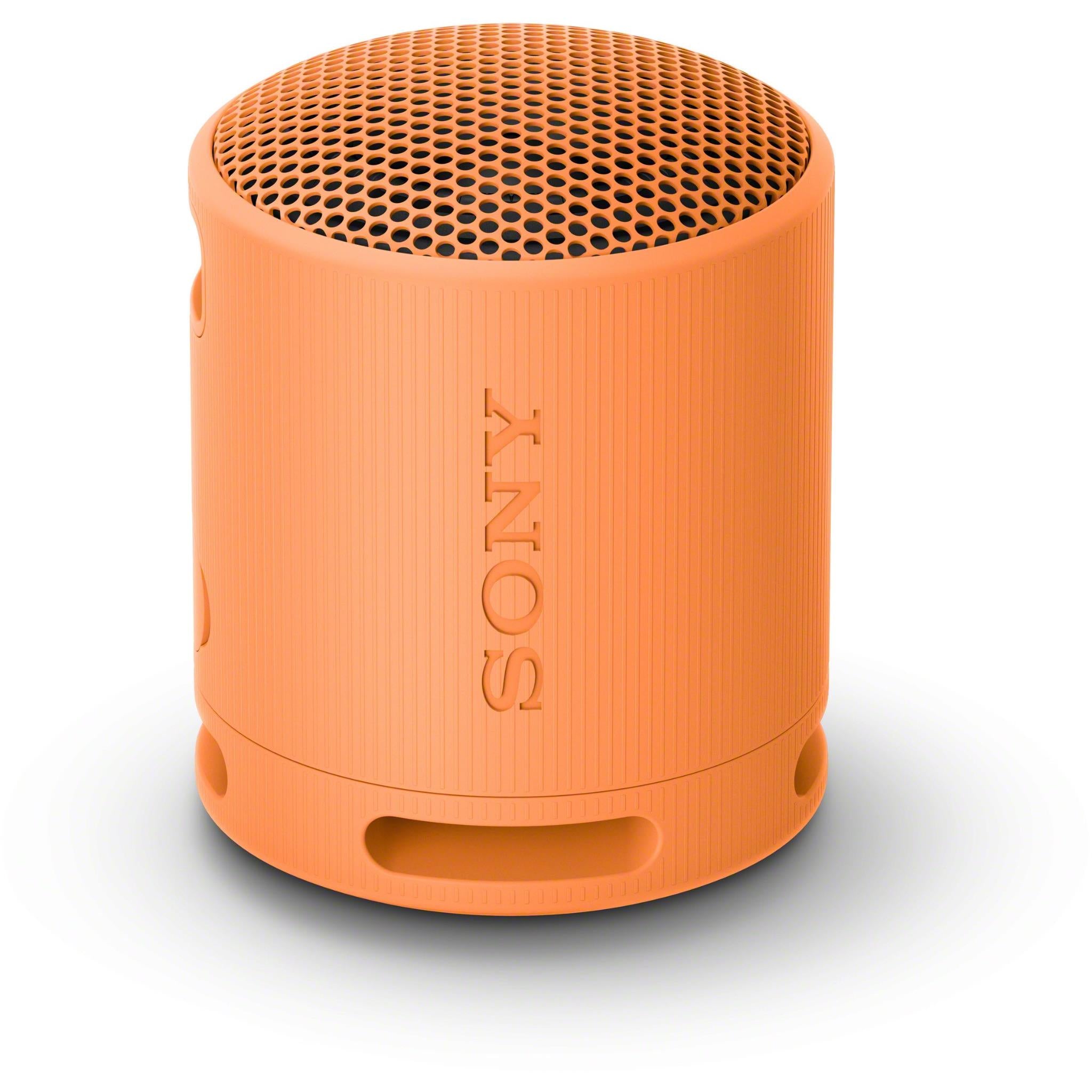 sony srs-xb100 compact wireless bluetooth speaker (orange)