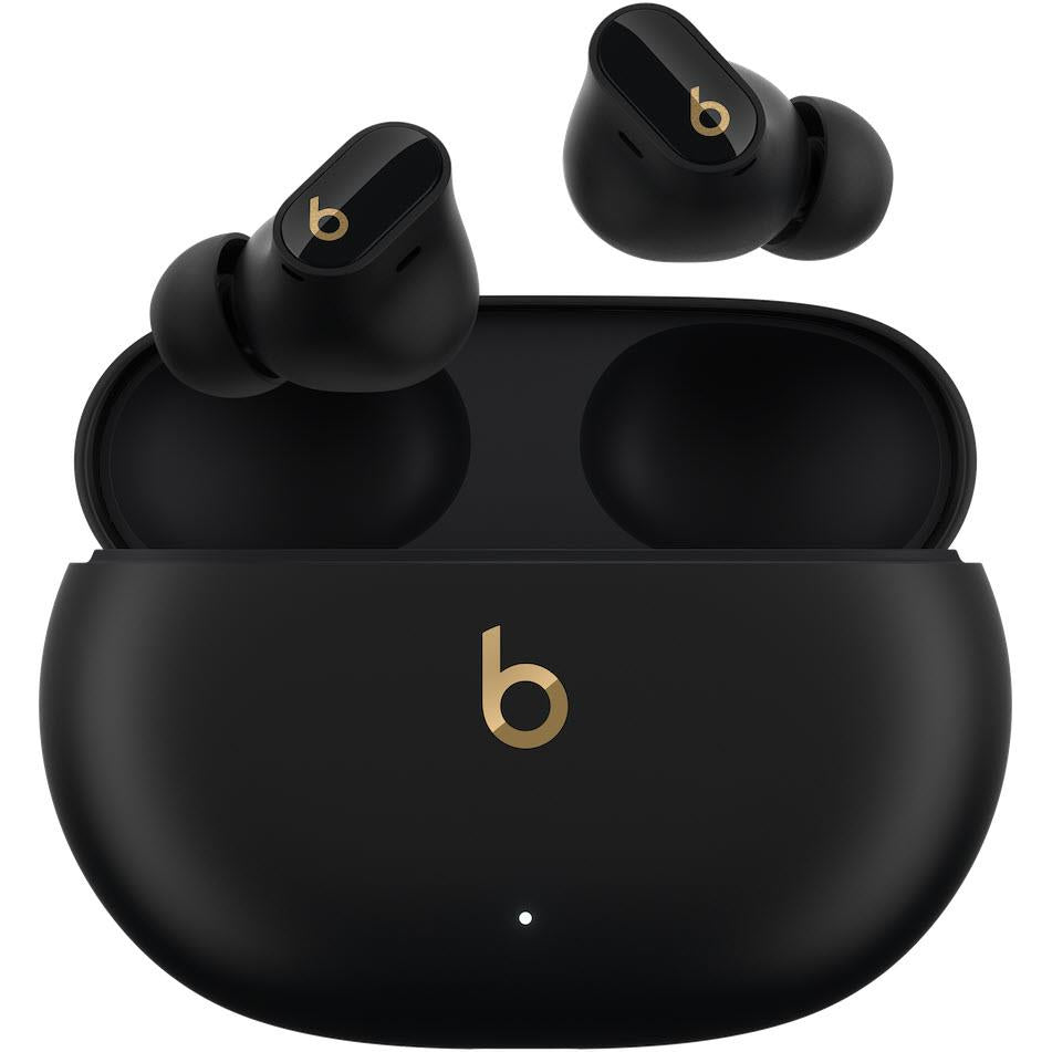 beats studio buds + true wireless noise cancelling earbuds (black/gold)