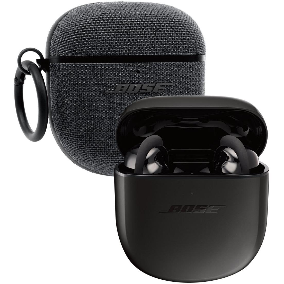 bose quietcomfort noise cancelling earbuds ii (black) [bundle]