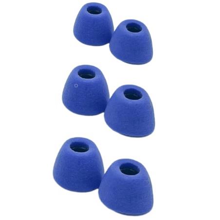 comply headphones ear tips for airpods pro (electric blue) [medium/3 pairs]