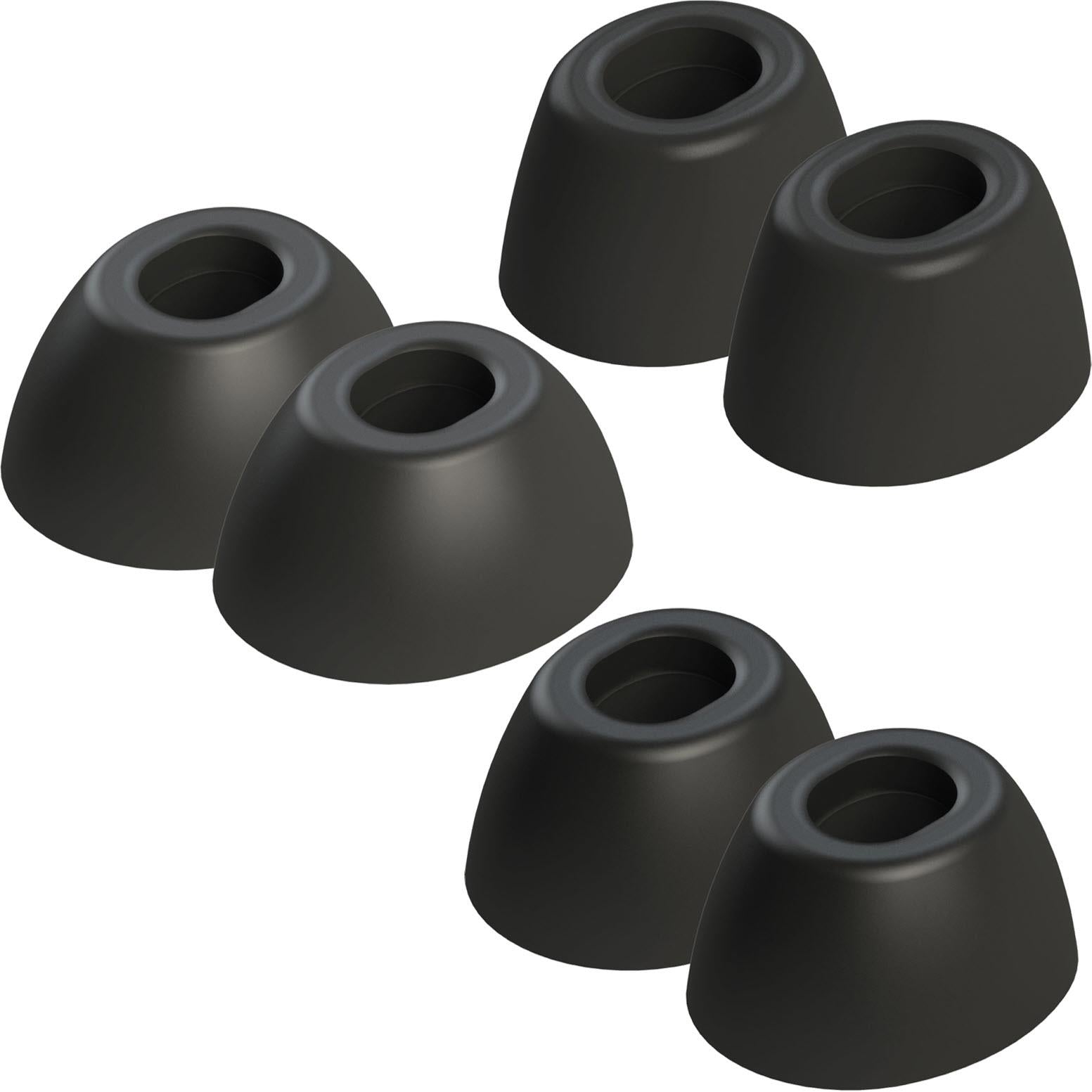 comply headphones ear tips for airpods pro (black) [assorted pack]