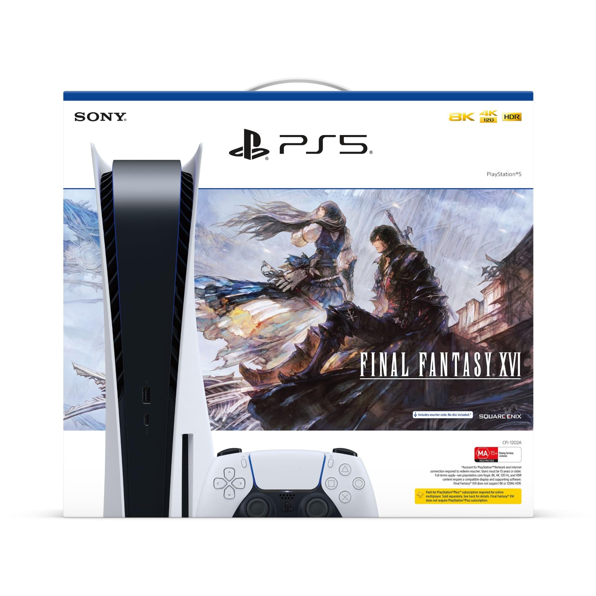 ps5 playstation 5 console final fantasy xvi bundle