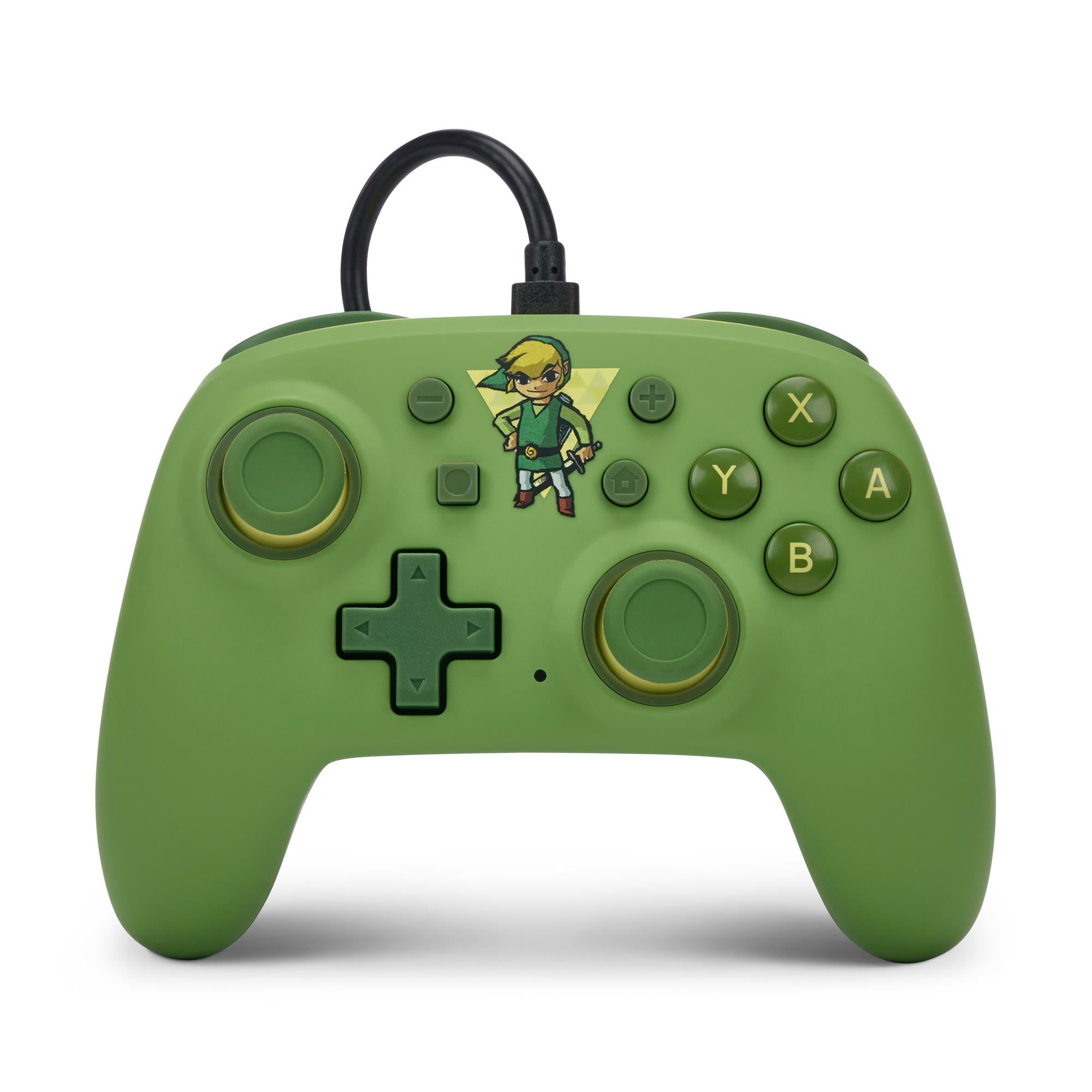 powera nano wired controller for nintendo switch (toon link)