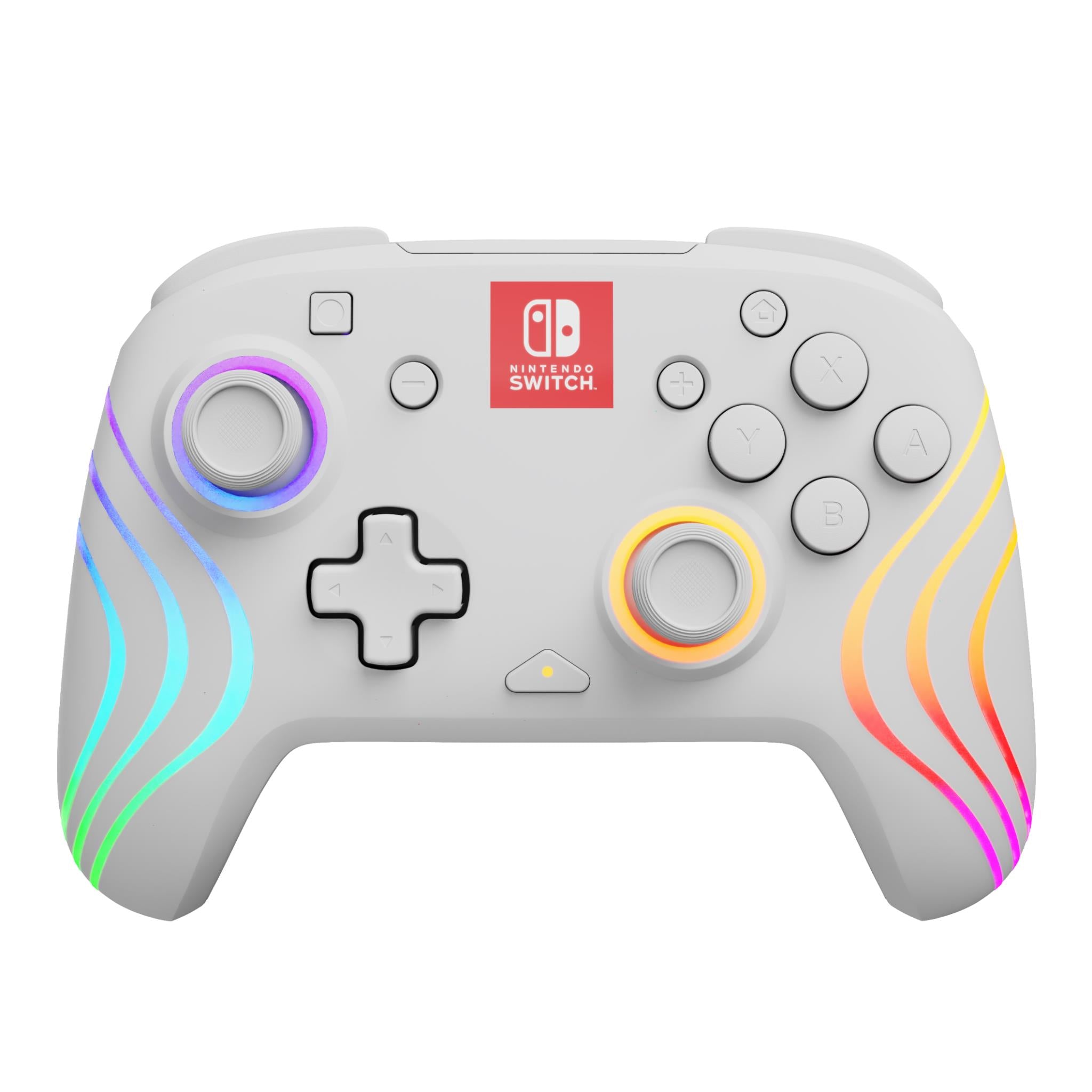 afterglow wave wireless controller for nintendo switch (white)