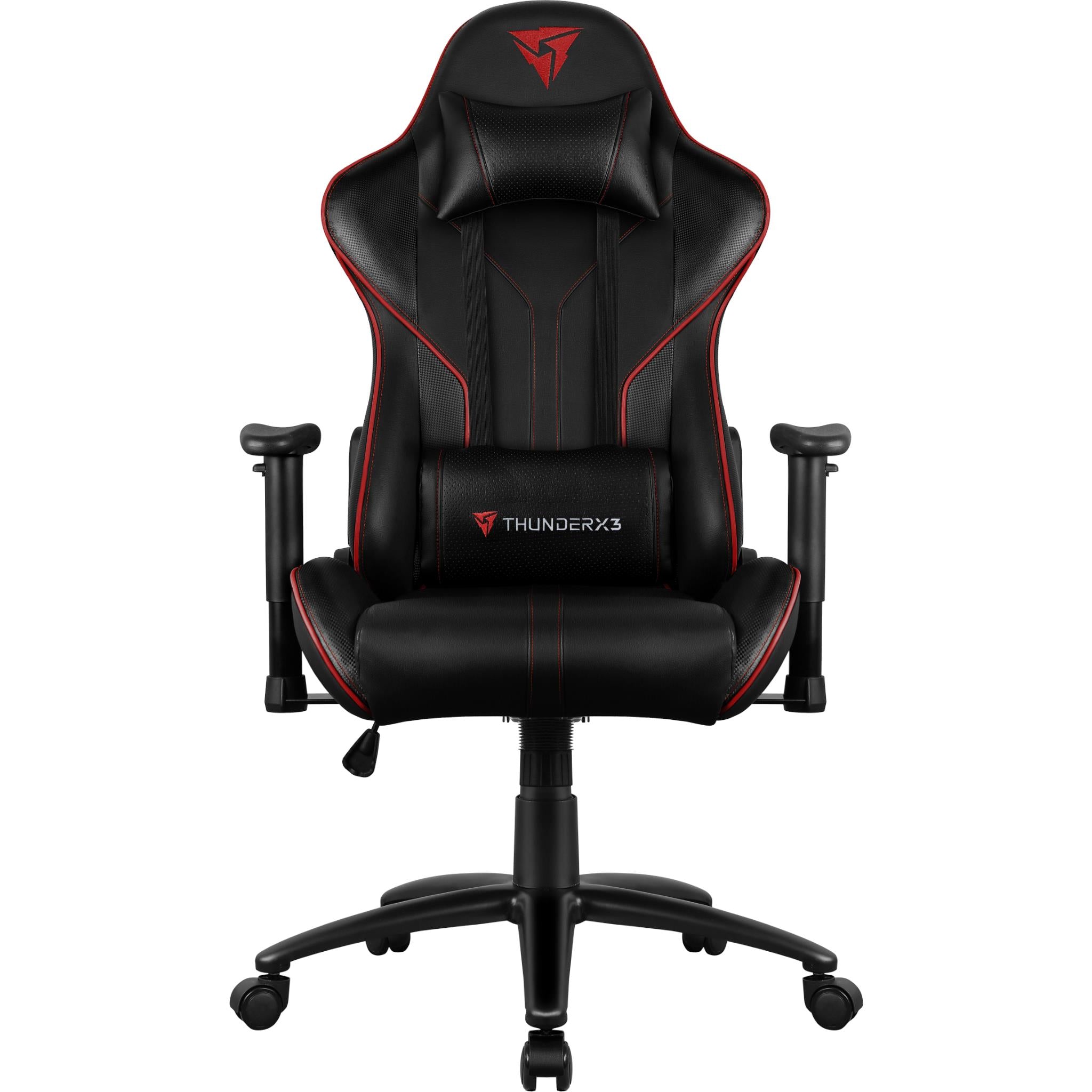 thunderx3 rc3-hex rgb colorlighting gaming chair (black/red)