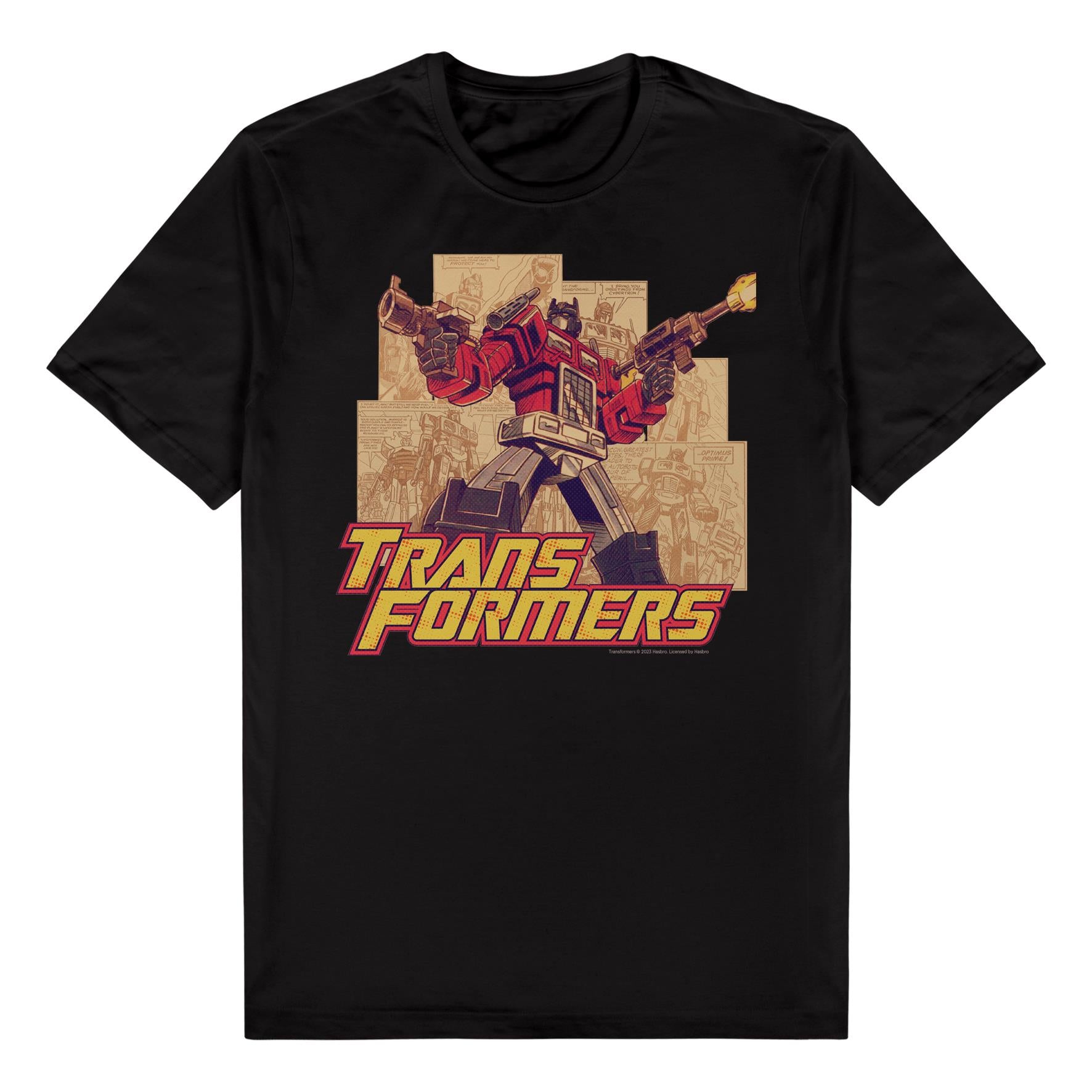 transformers - black retro t-shirt