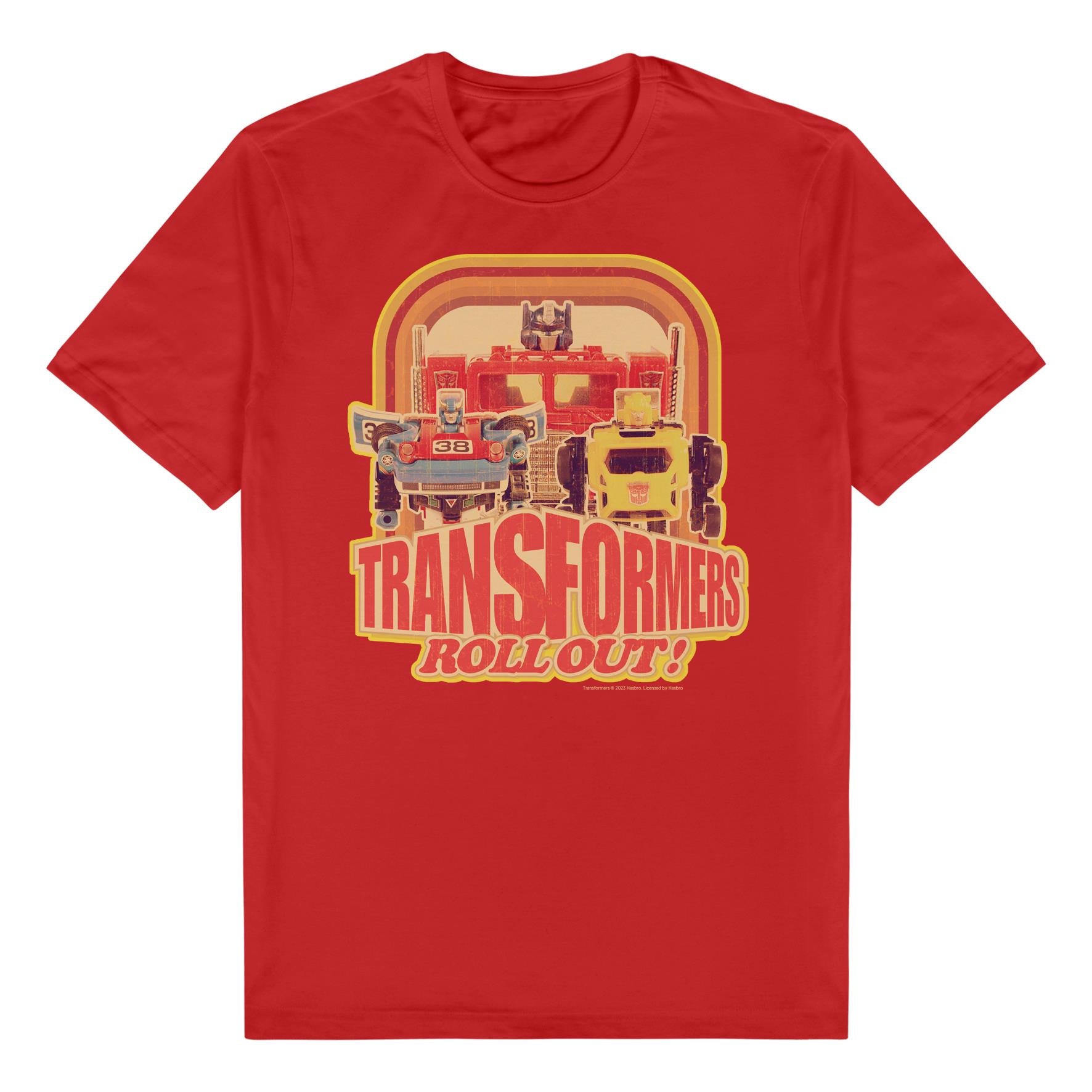 transformers - red retro t-shirt