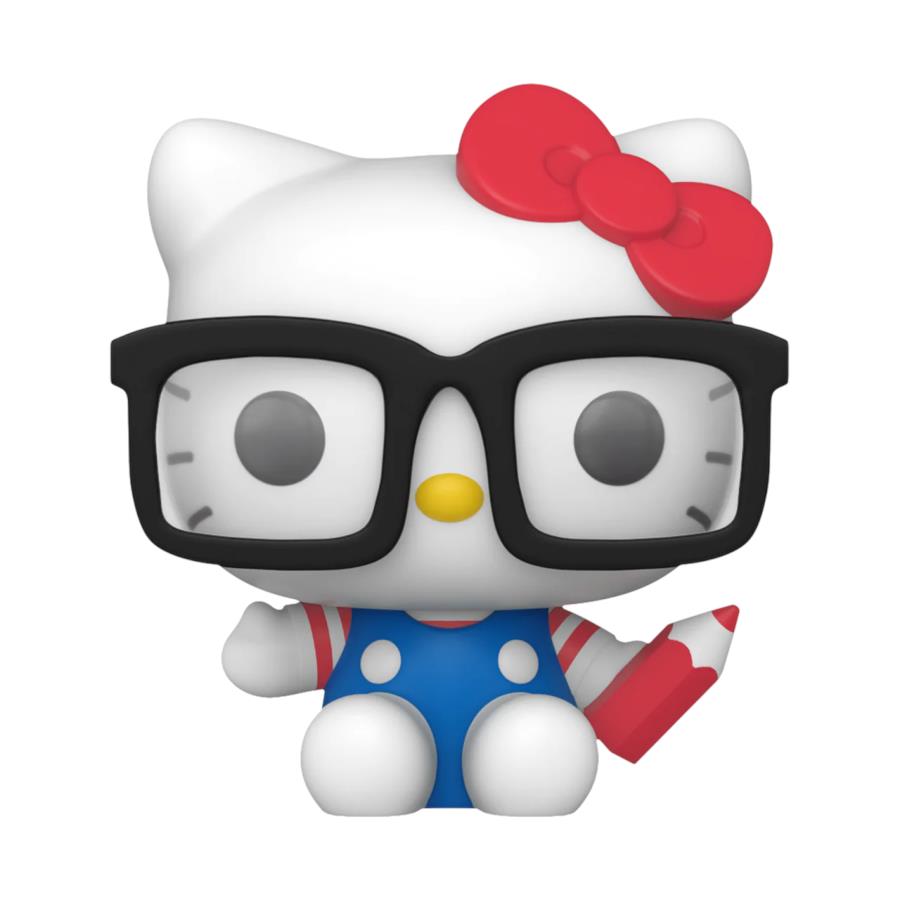 hello kitty - hello kitty with glasses pop! vinyl