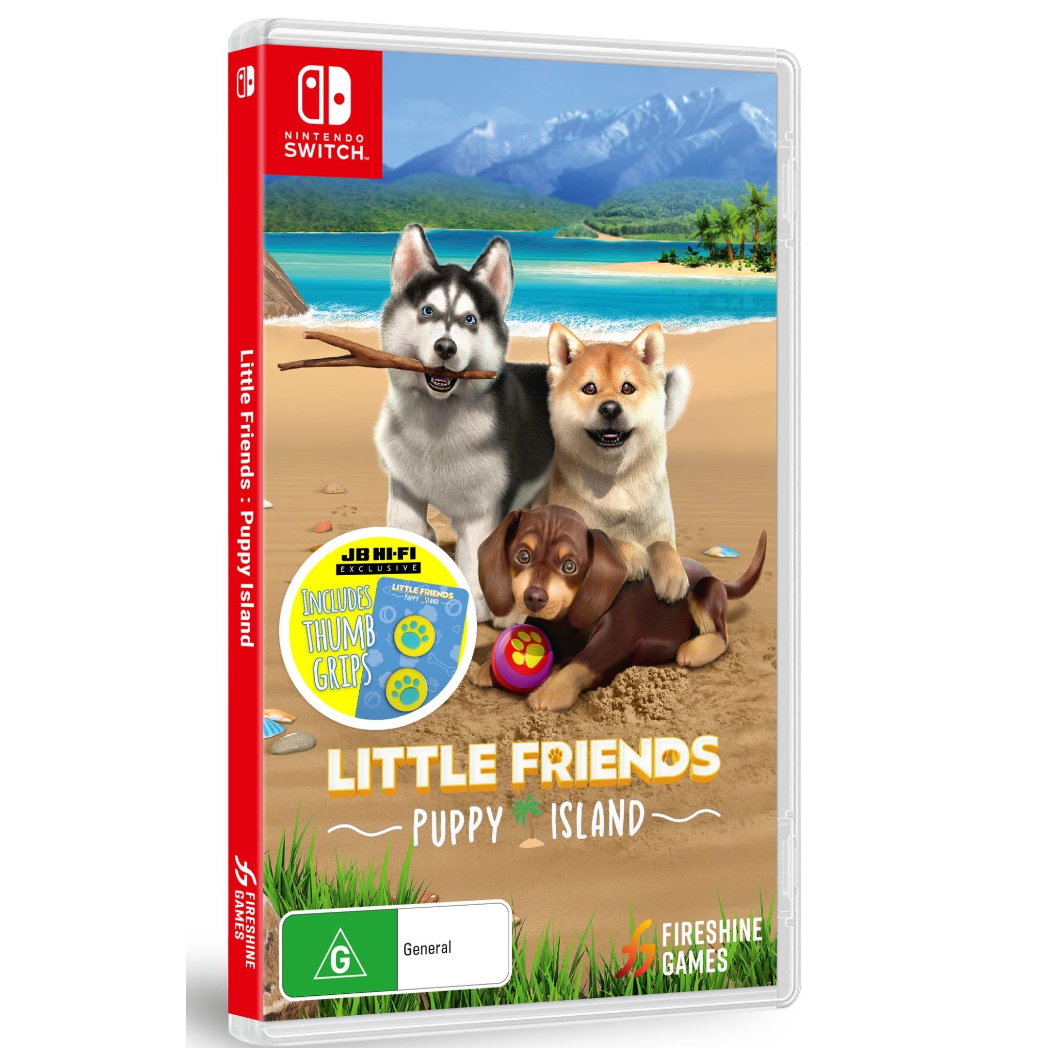 little friends: puppy island with thumbgrip