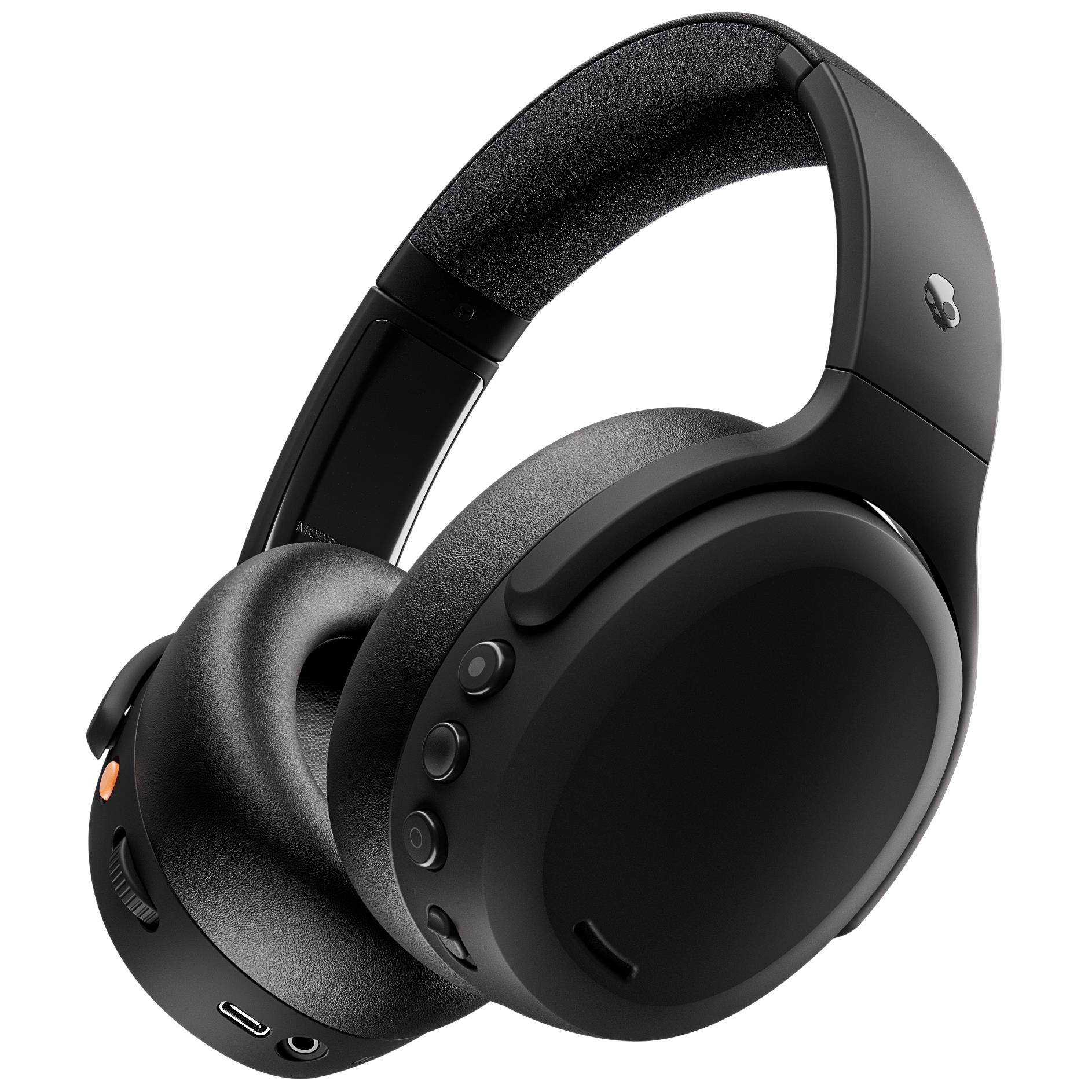skullcandy crusher anc 2 wireless over-ear headphones (true black)
