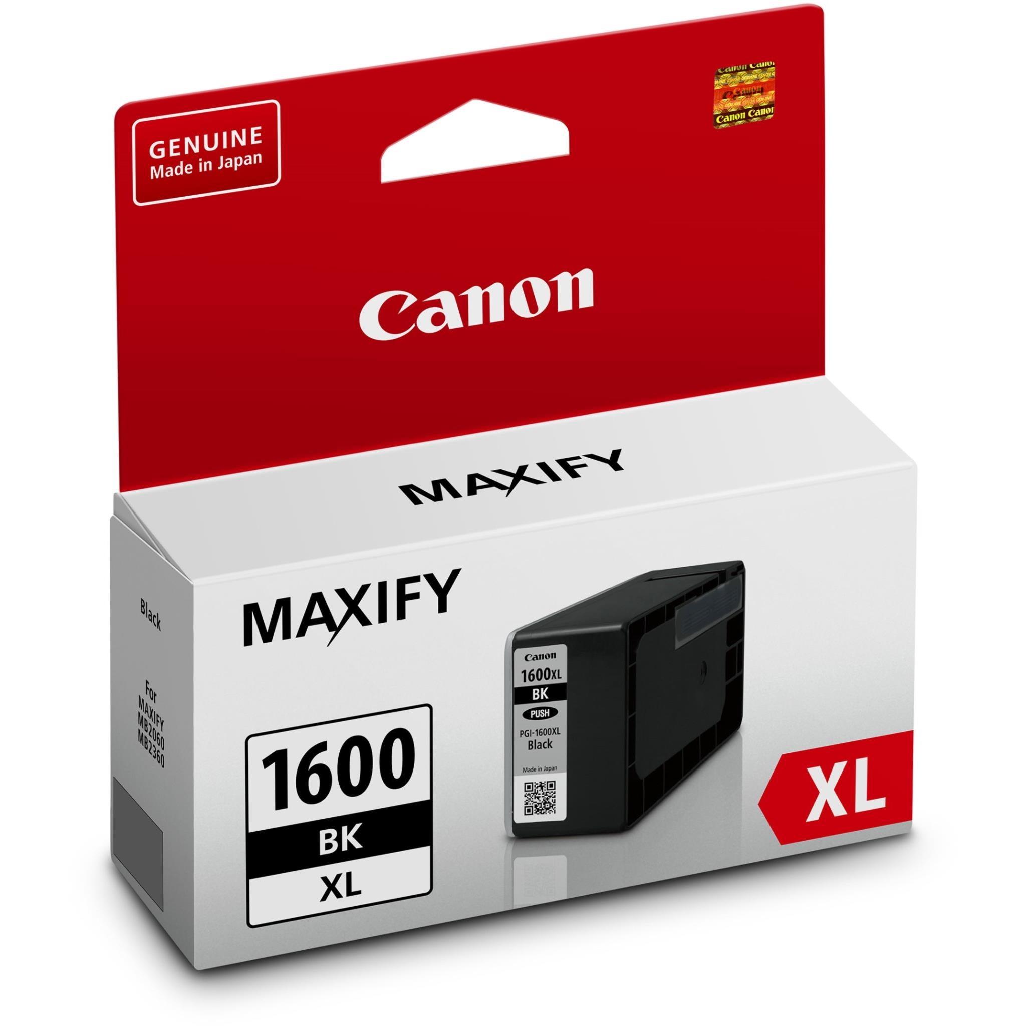 canon maxify pgi1600xl high capacity ink cartridge (black)
