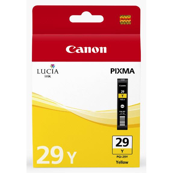 canon pixma pgi29y ink tank for pro-1 (yellow)