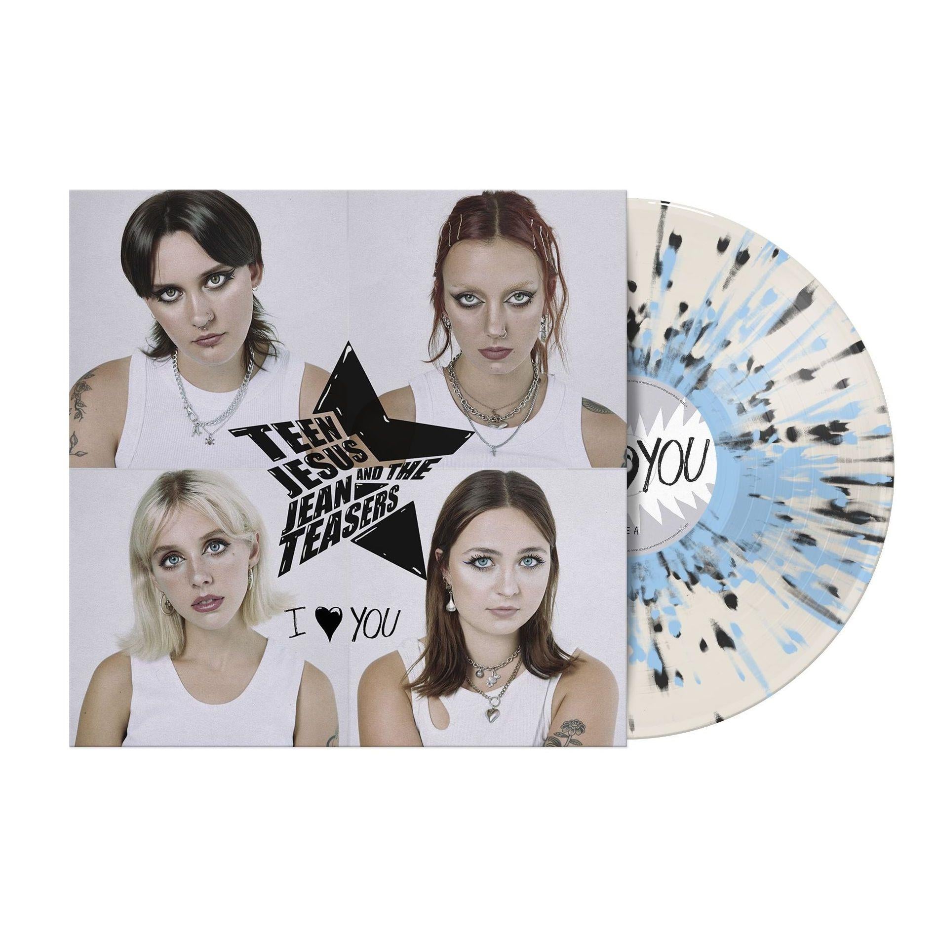 i love you (cloudy clear black splatter vinyl)