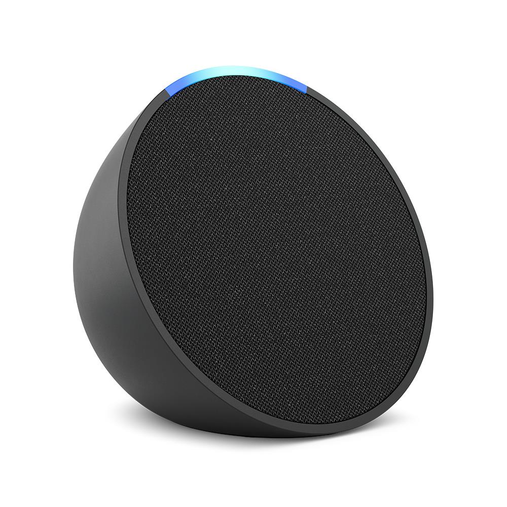 amazon echo pop compact smart speaker (charcoal)