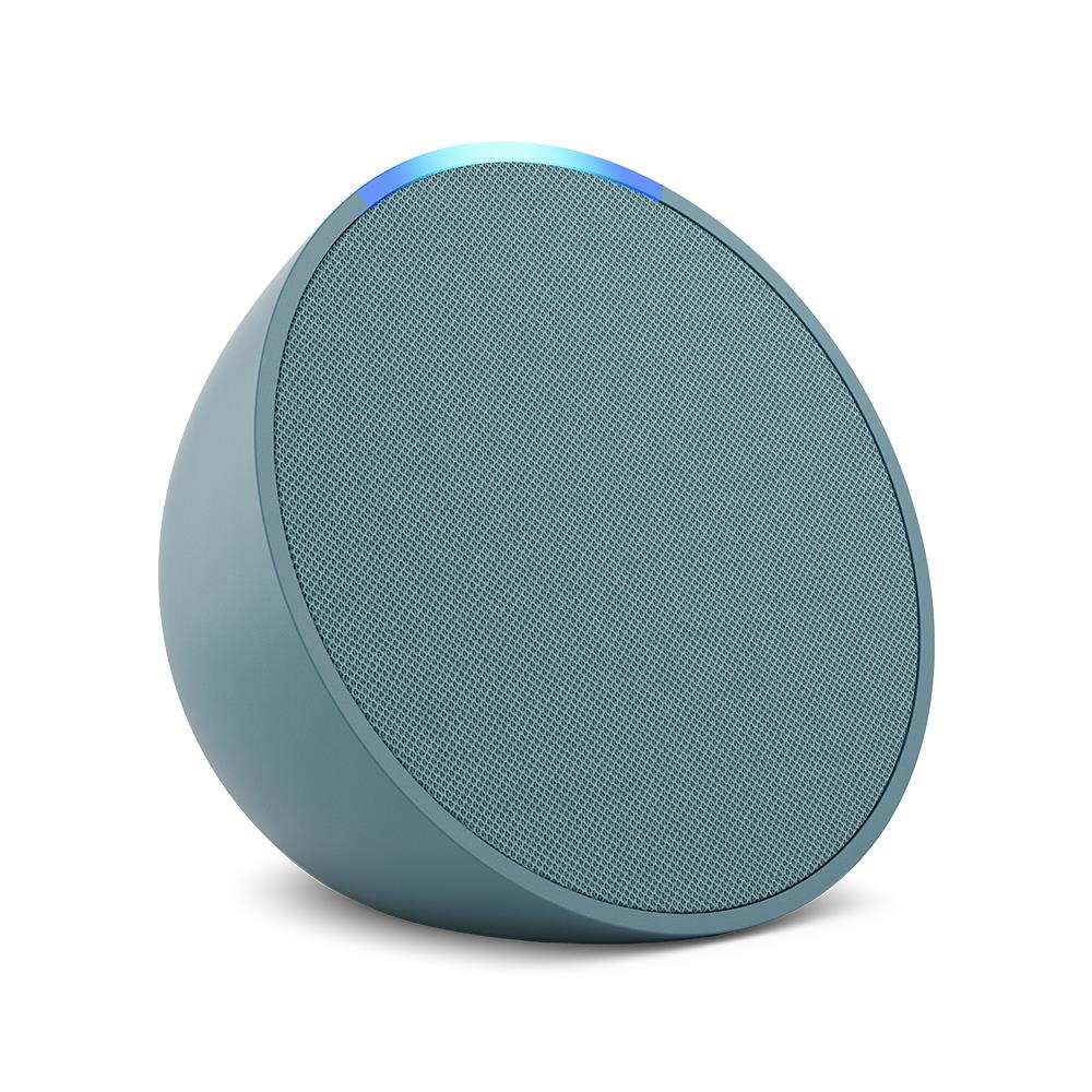 amazon echo pop compact smart speaker (midnight teal)