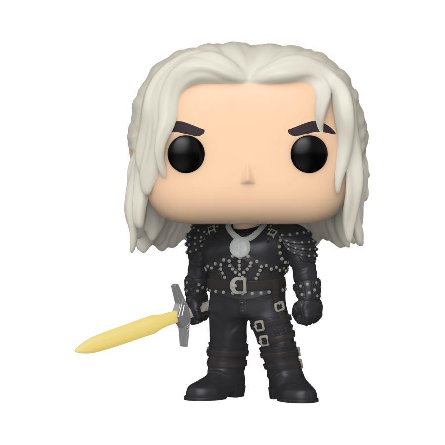 the witcher (tv) - geralt with sword glow pop! vinyl