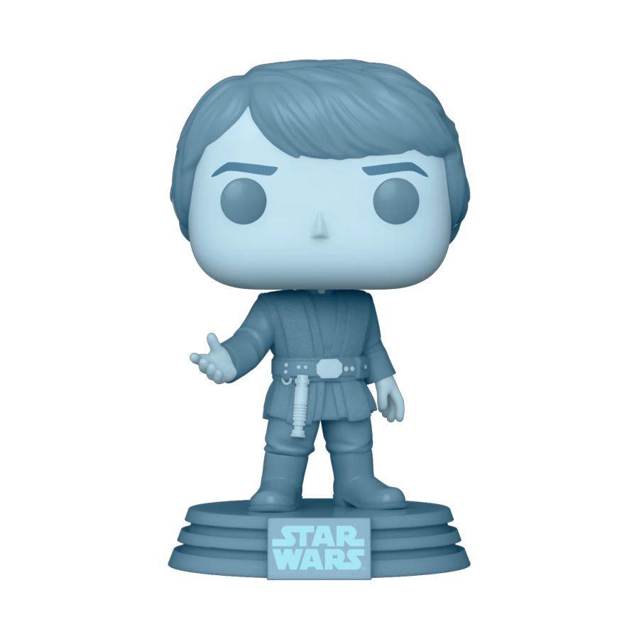 star wars: return of the jedi 40th anniversary - holo luke glow pop! vinyl