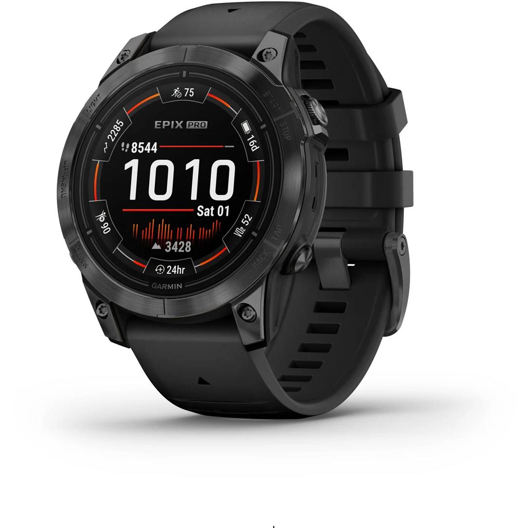 garmin epix ™ pro (gen 2) standard edition 47mm slate grey with black band