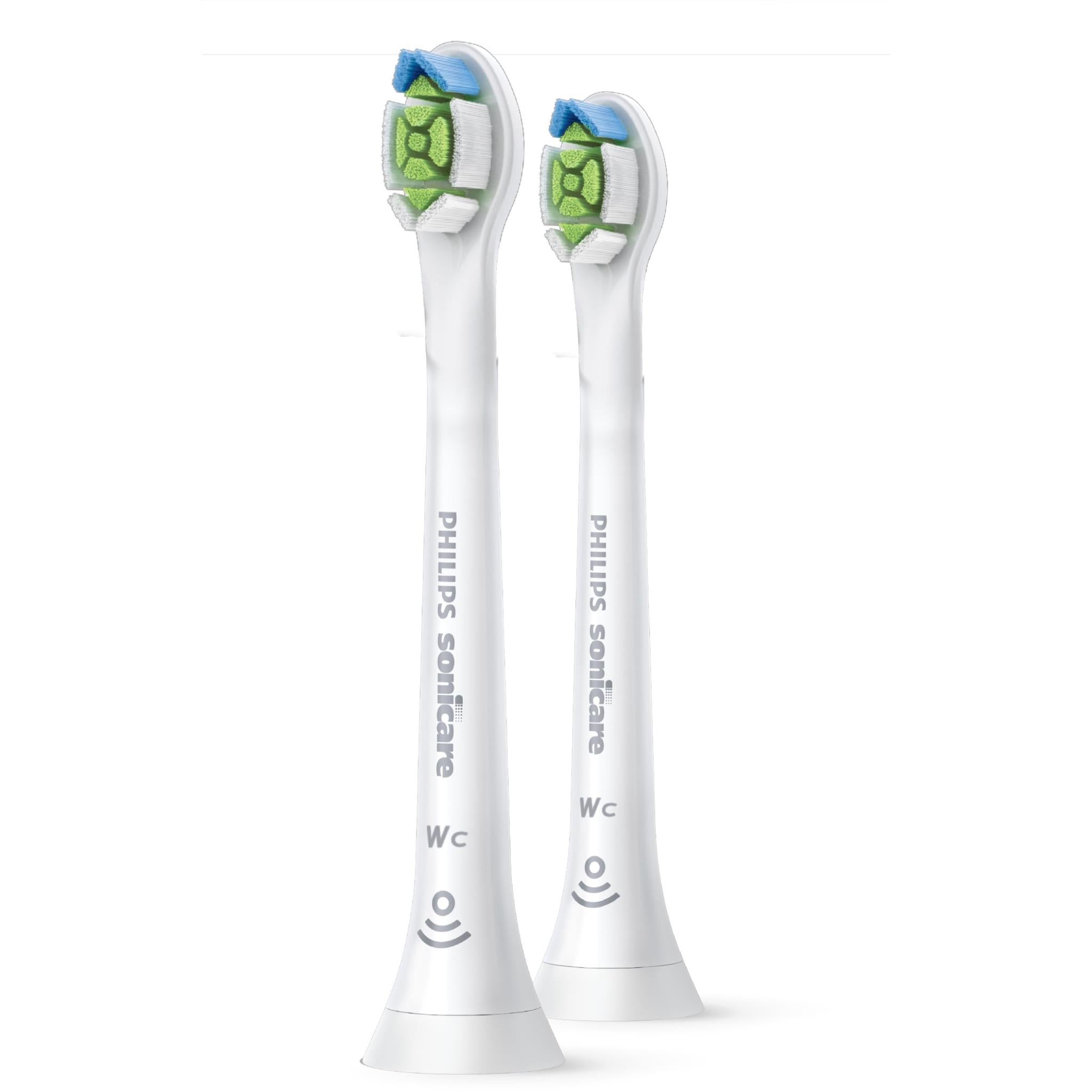 philips sonicare wc optimal white compact replacment brush heads (2 pack)