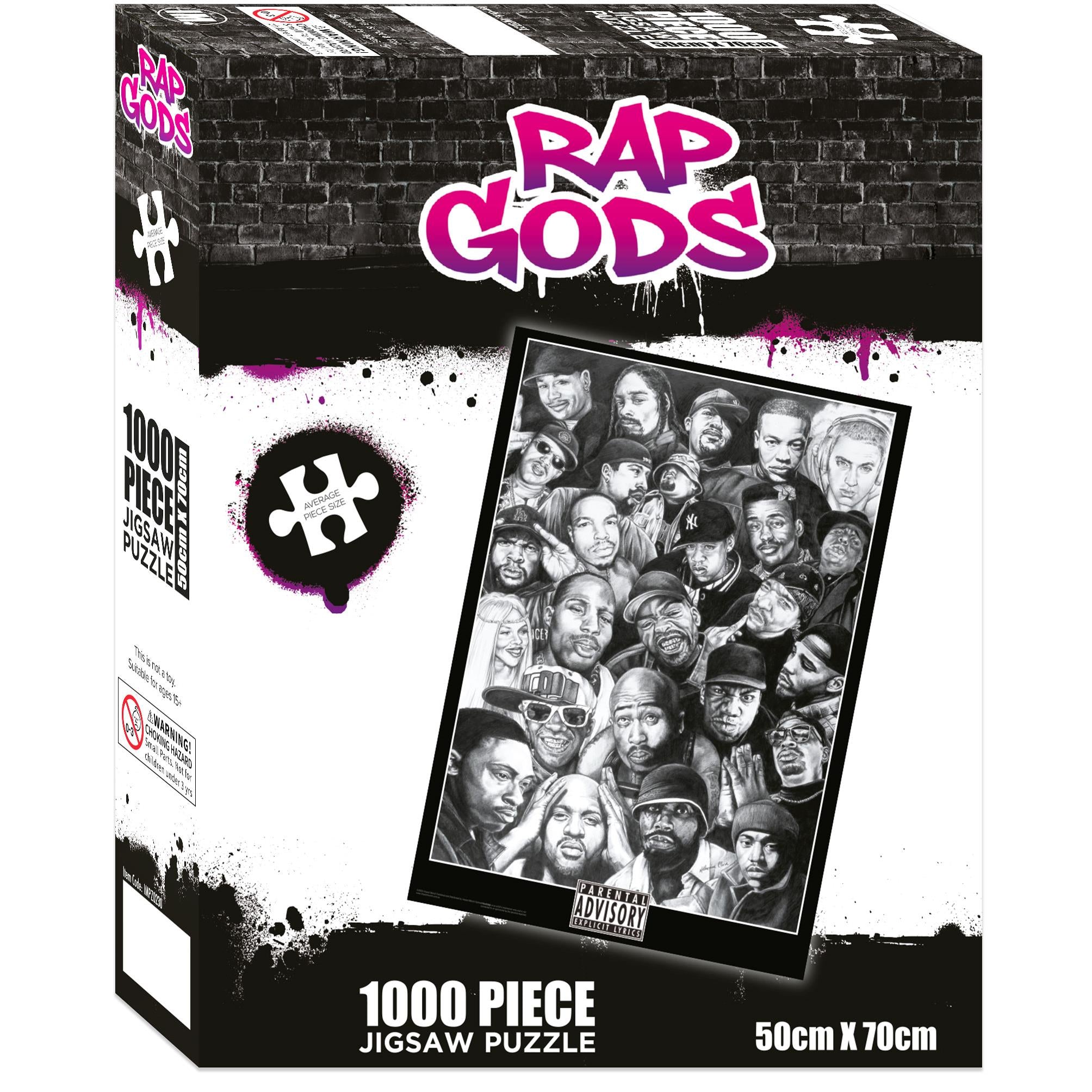 rap gods - collage - 1000pc puzzle