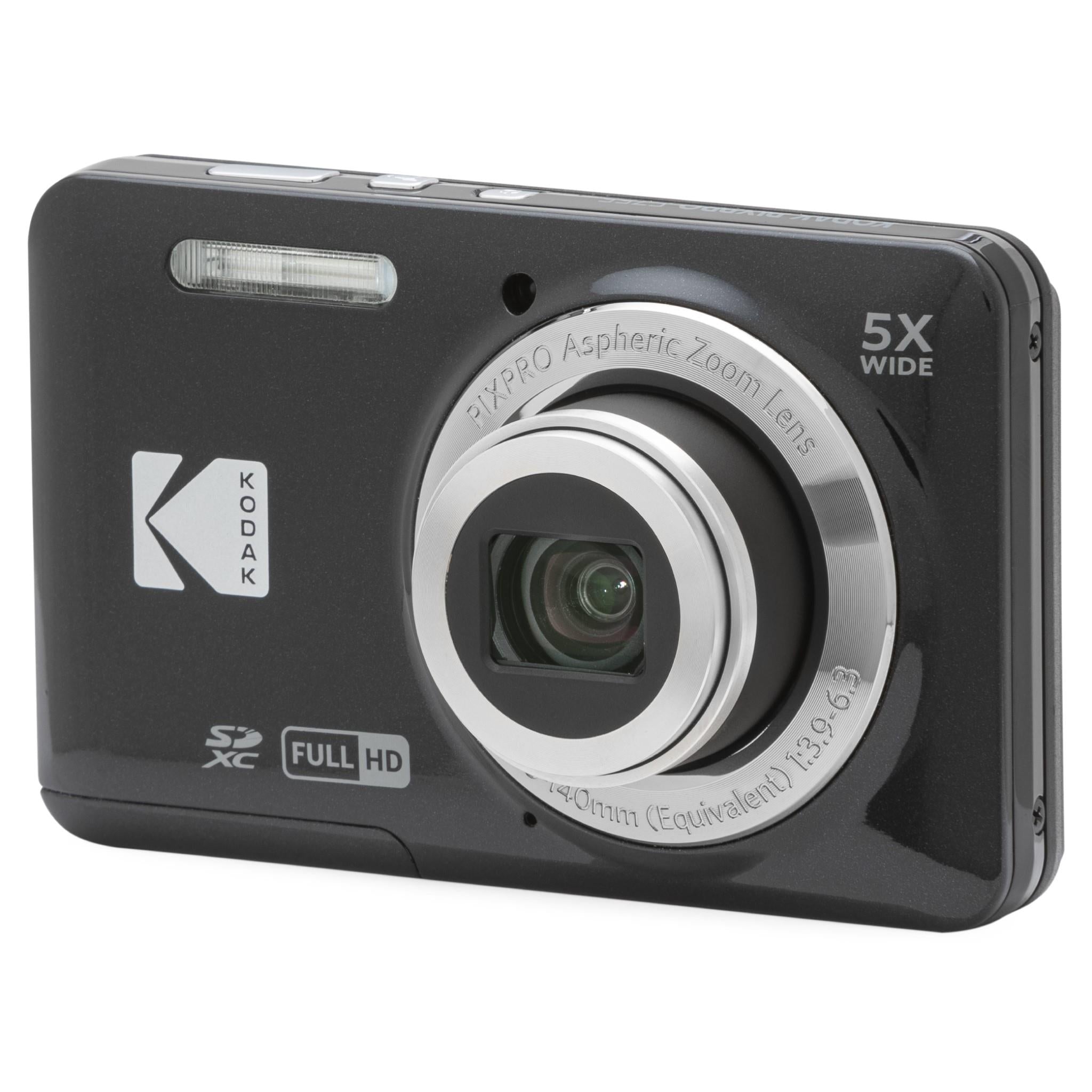 kodak pixpro fz55 digital compact camera (black)